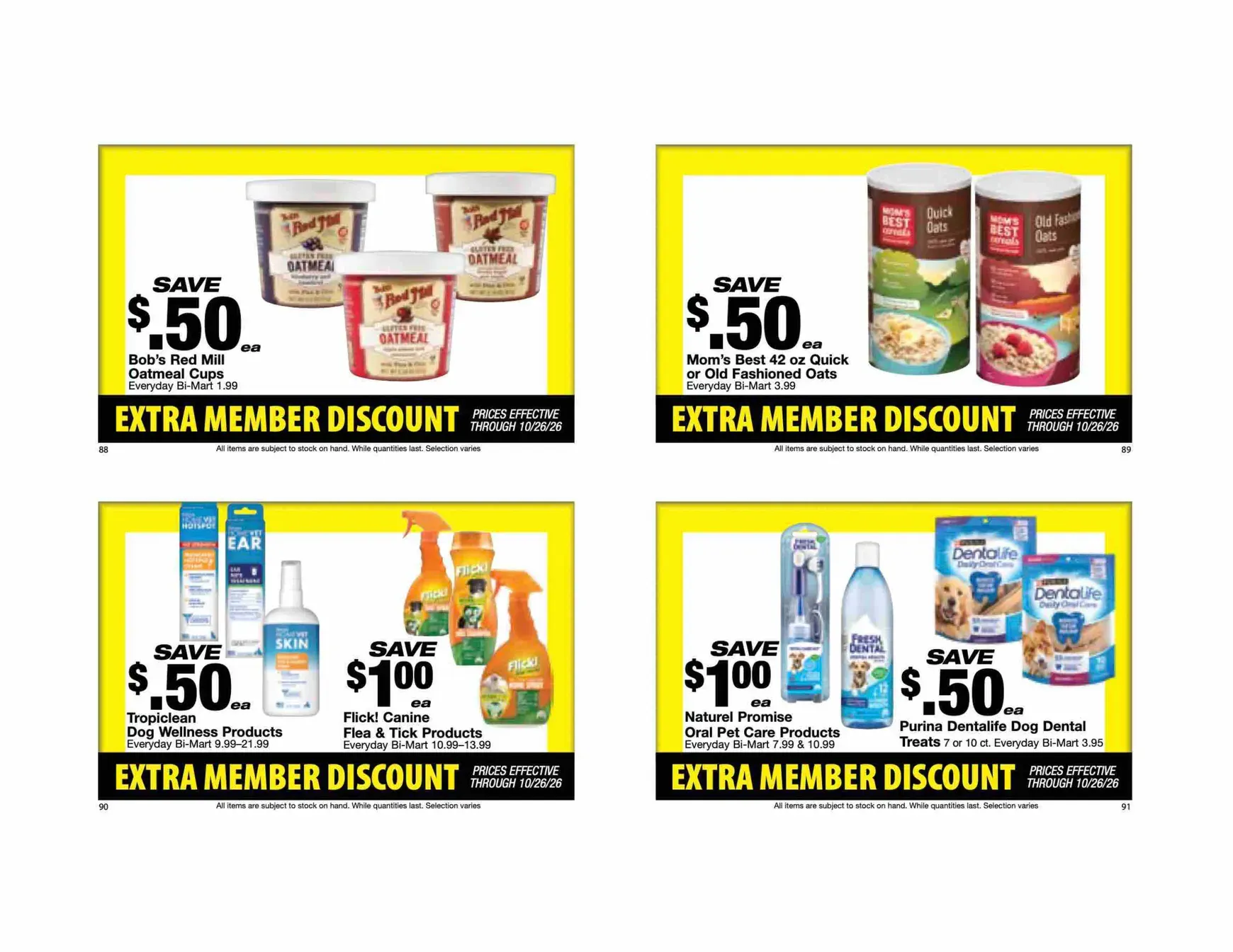 Weekly ad Current Bi-Mart - Extra member discount leaflet valid from Tuesday 10/13/2026 to Monday 10/26/2026 from October 13 to October 26 2026 - Page 24