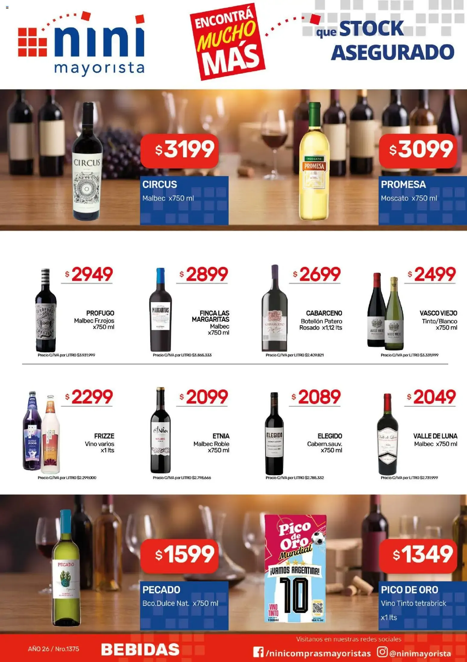 Ofertas de NINI Mayorista catálogo del 31/08/2026 - 06/09/2026 31 de agosto al 6 de septiembre 2026 - Página 20 del catálogo