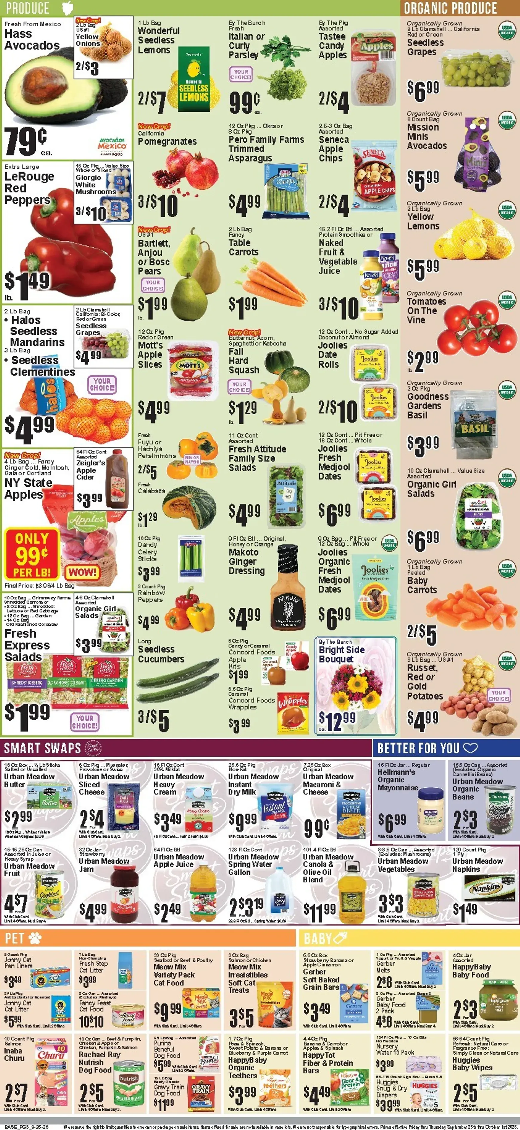 Weekly ad Current Food Universe leaflet valid from Friday 09/25/2026 to Thursday 10/01/2026 from September 25 to October 1 2026 - Page 4
