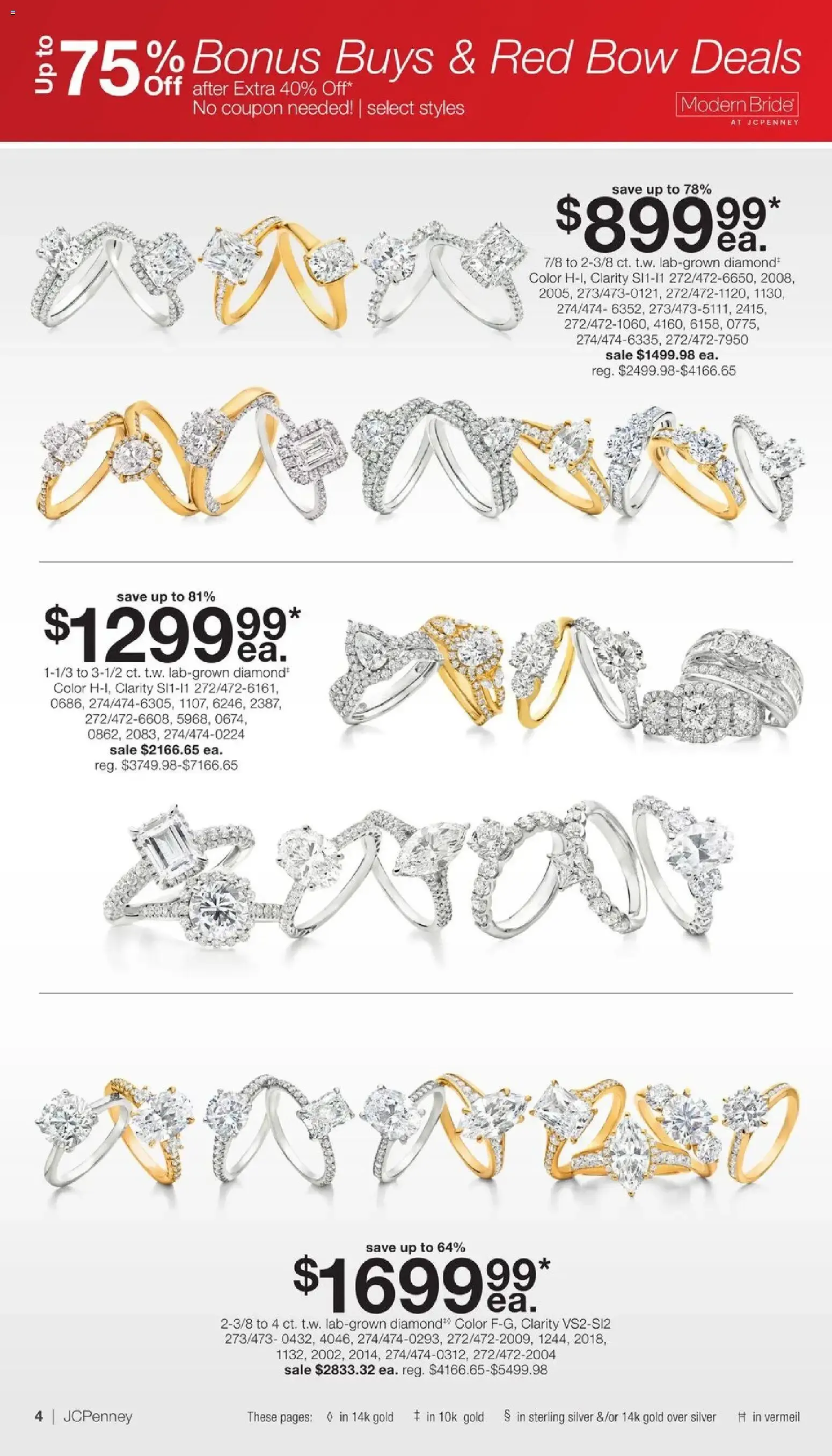 Weekly ad JCPenney Black Friday Early Access Jewelry Deals from October 26 to November 15 2026 - Page 4