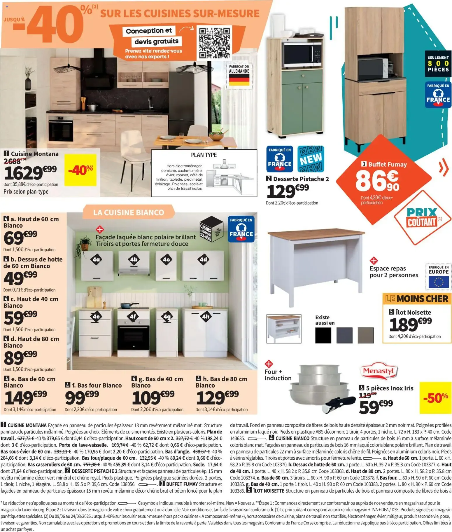 Conforama - Rentrée à Prix Coûtant du 21 juillet au 24 août 2026 - Catalogue page 24