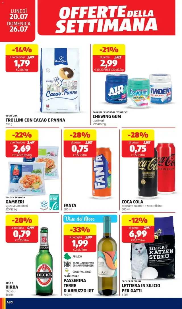 ALDI Volantino: Prezzi Bassi Ogni Giorno da 20 luglio a 26 luglio di 2026 - Pagina del volantino 20