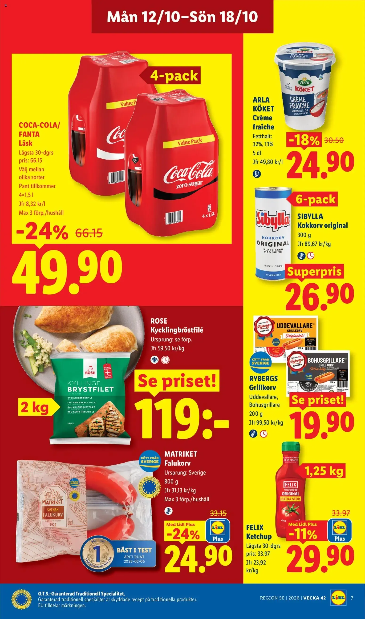 Leva Lidl. Det lönar sig. från 12 oktober till 18 oktober 2026 - Reklamblad sidor 8