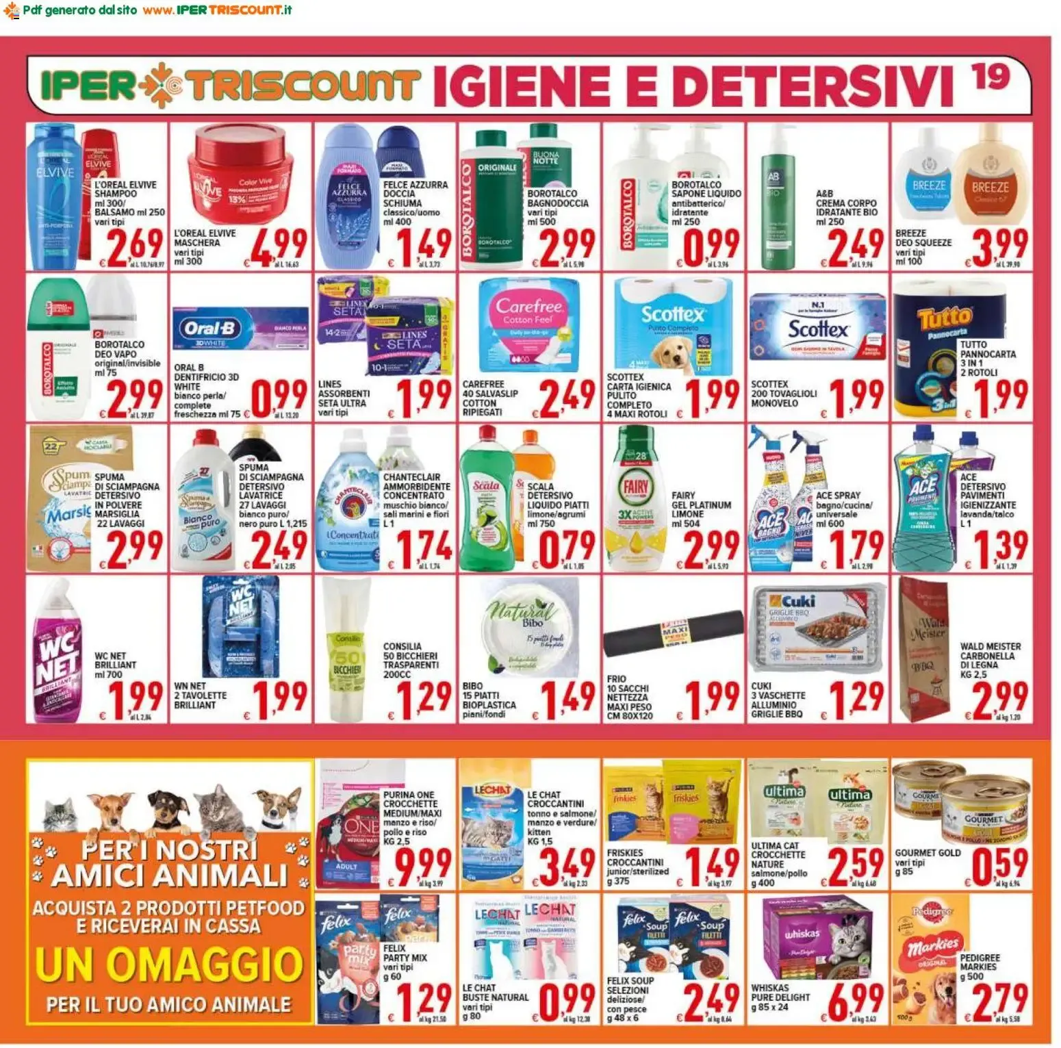 Ipertriscount volantino dal 12/08/2026 - online Offerte da 12 agosto a 20 agosto di 2026 - Pagina del volantino 19