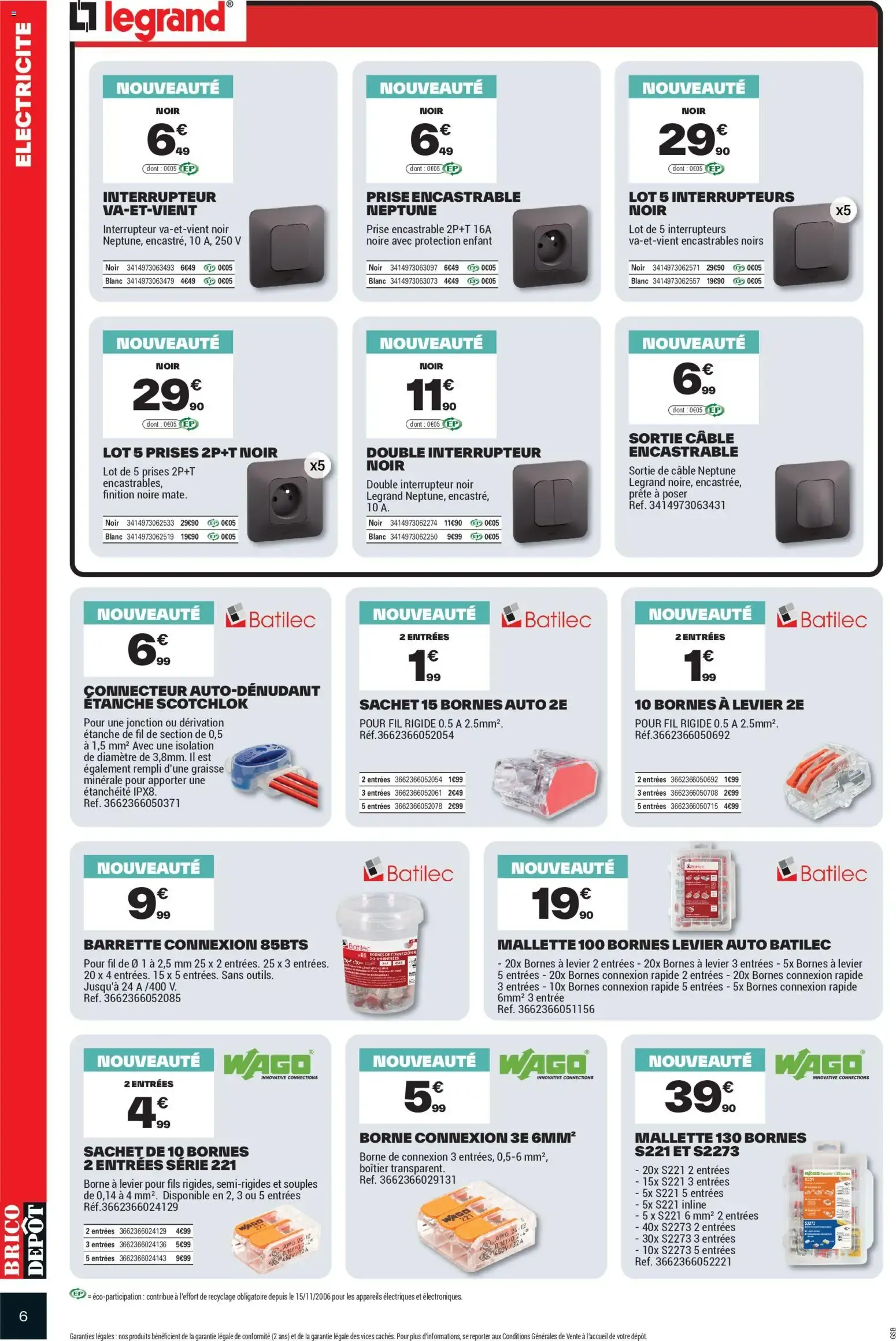 Brico Dépôt catalogue à partir du 21/08/2026 - promo en ligne du 21 août au 3 septembre 2026 - Catalogue page 6