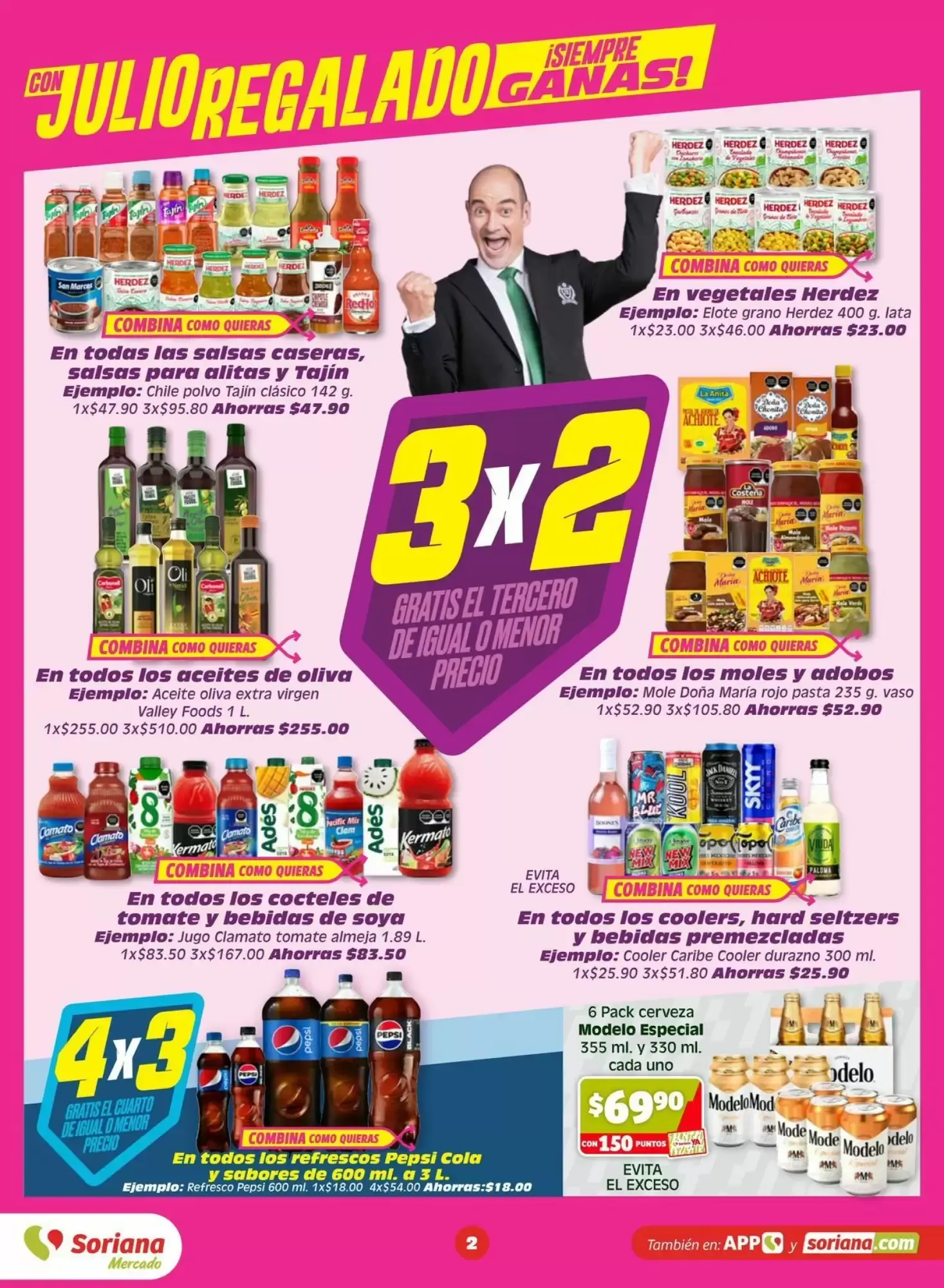 Catálogo de Folleto Soriana Mercado semana 26 26 de junio al 2 de julio 2026 - Pagina 2