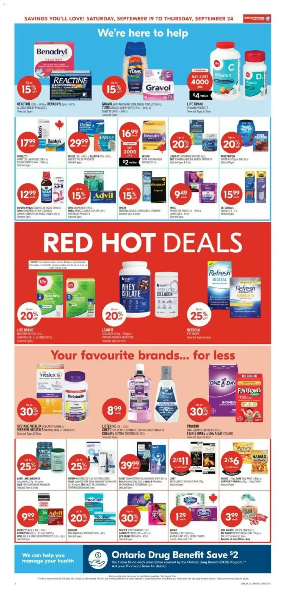 Shoppers Drug Mart flyer week 38 from September 19 to September 24 2026 - flyer page 4