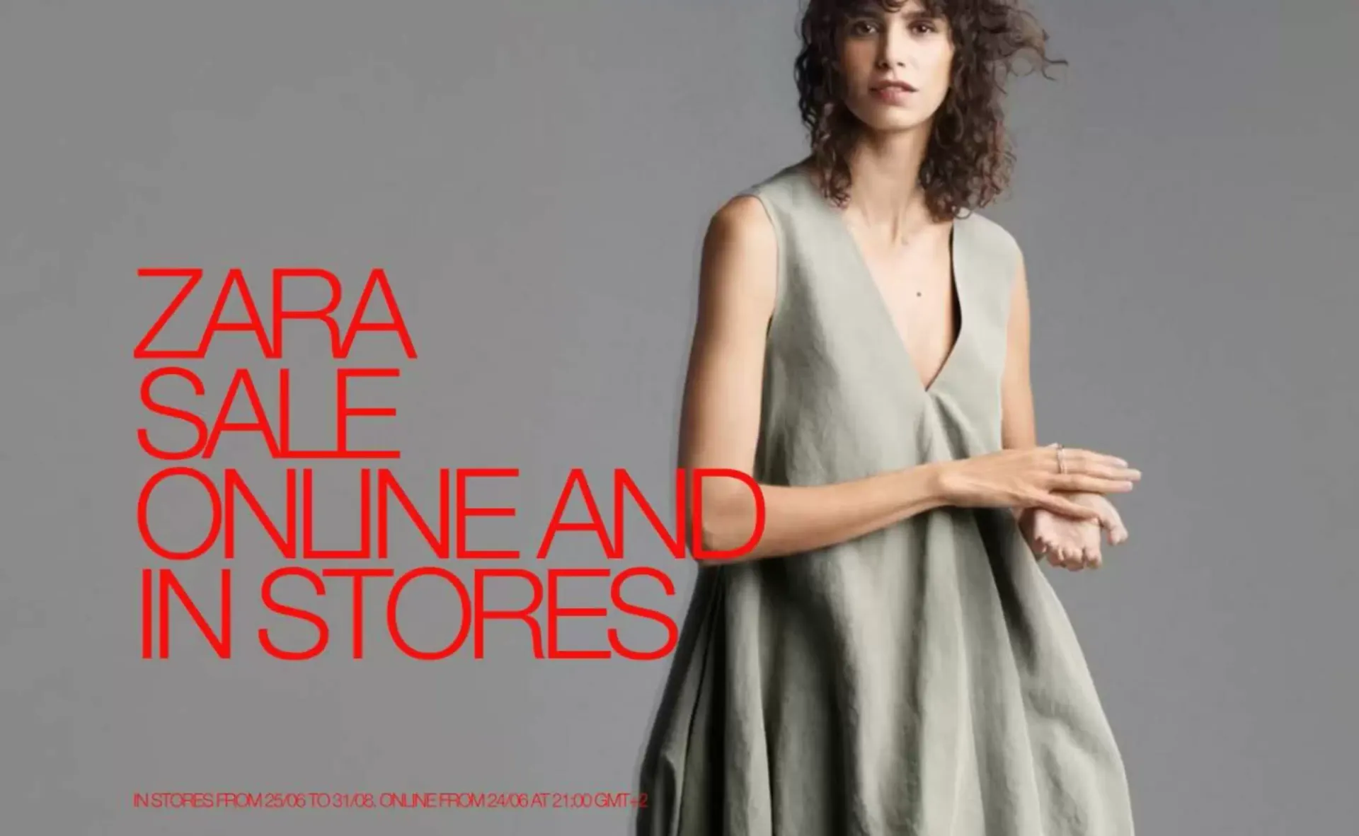 Catálogo de ZARA SALE ONLINE AND IN STORES 24 de junio al 31 de agosto 2026 - Página 1