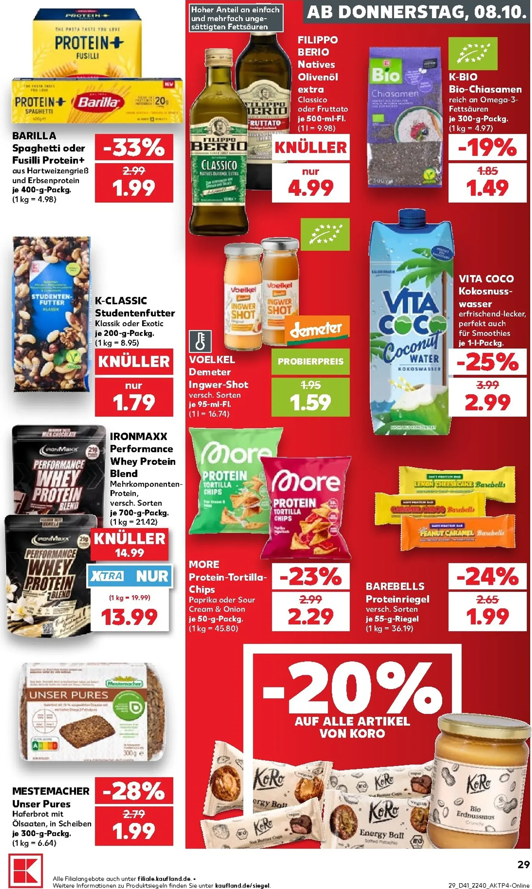 Neuer Kaufland Prospekt – von Donnerstag 08.10.2026 bis Mittwoch 14.10.2026 von 8. Oktober bis 14. Oktober 2026 - Prospekt seite 30