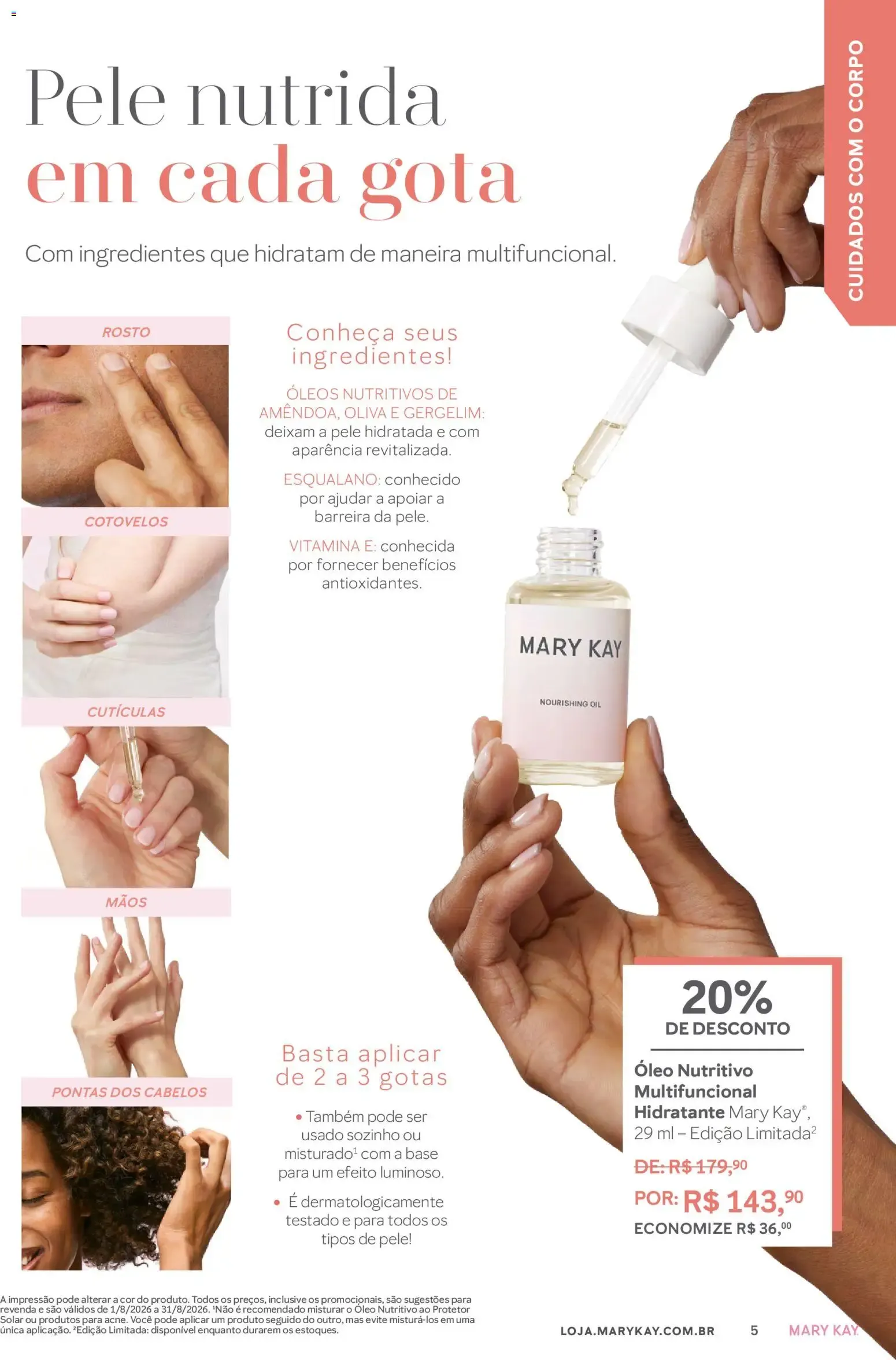 Encarte de Revista Mary Kay - Catálogo Agosto 2026 (01/08 - 31/08/2026) 1 de agosto até 31 de agosto 2026 - Pagina 5