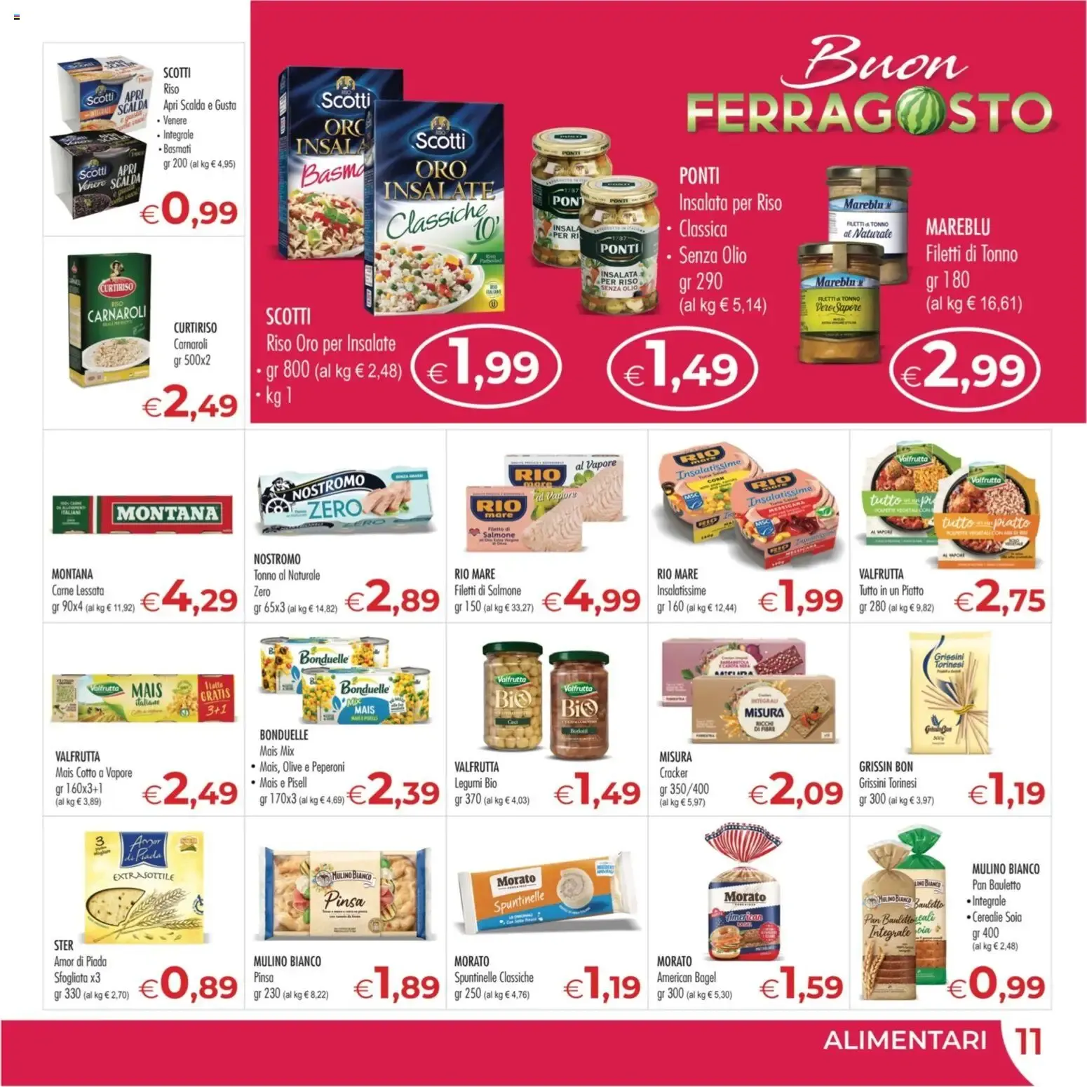 MerSi Supermercati - Buon Ferragosto da 12 agosto a 25 agosto di 2026 - Pagina del volantino 11