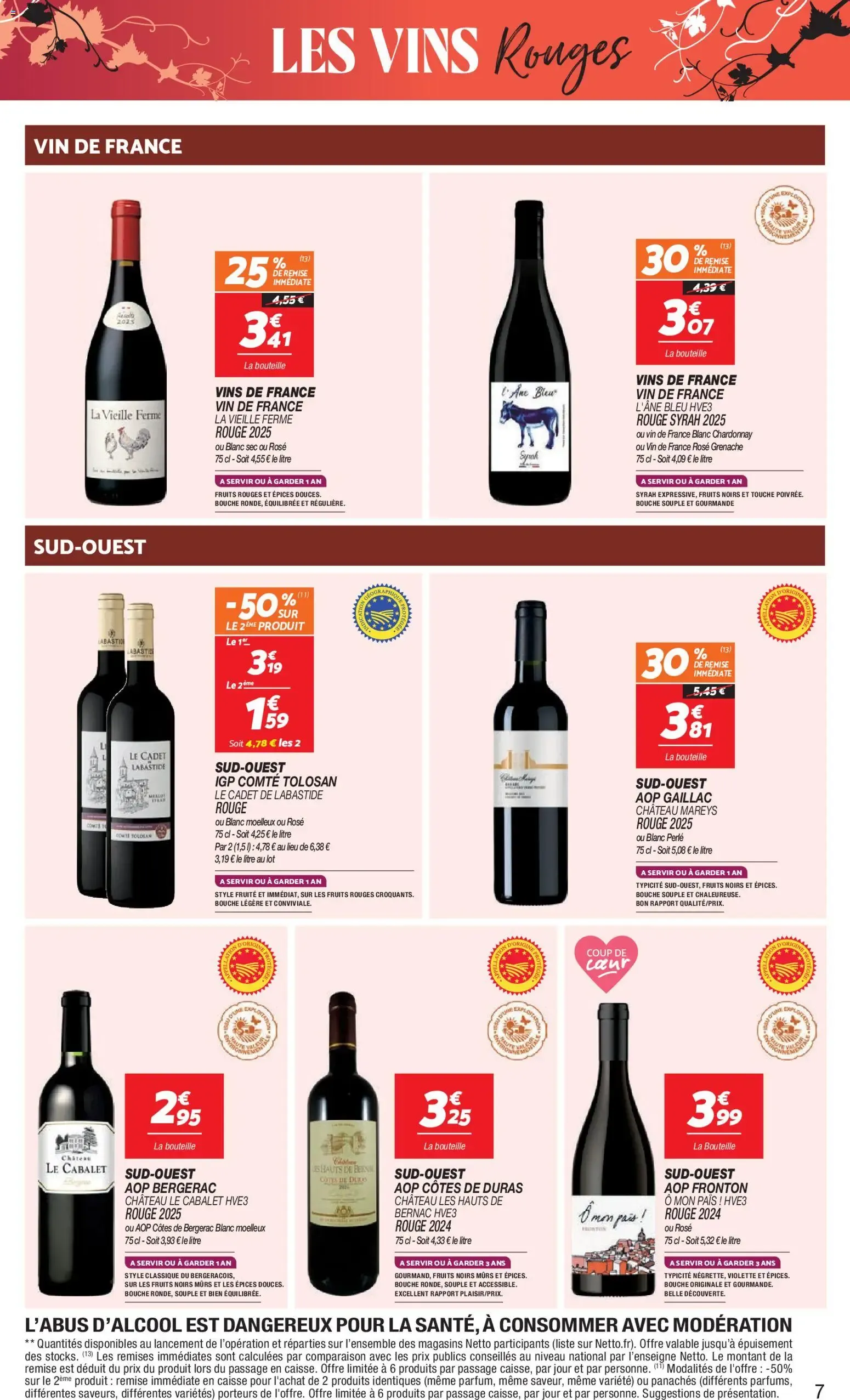 Netto Foire aux Vins d'automne du 8 septembre au 28 septembre 2026 - Catalogue page 7