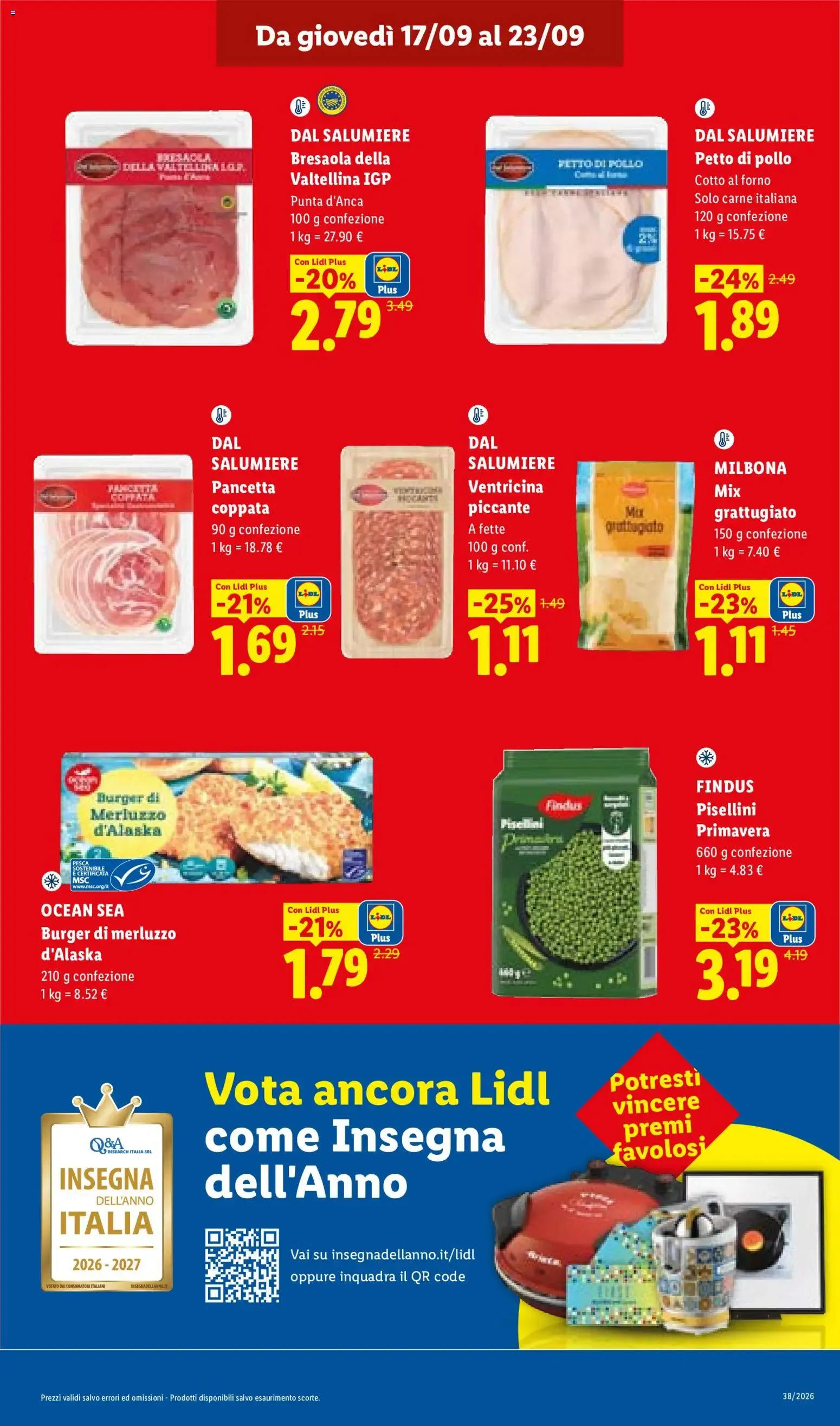 Lidl XXL Grande formato, grande convenienza y Mega Offerte da 17 settembre a 23 settembre di 2026 - Pagina del volantino 15