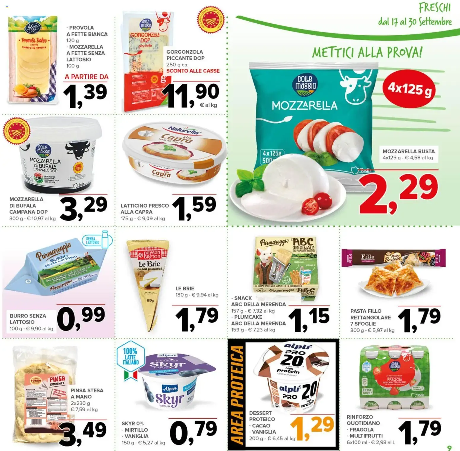 Nuovo Todis volantino Lazio dal 17/09/2026 > offerte anteprima 🛍️ da 17 settembre a 30 settembre di 2026 - Pagina del volantino 9