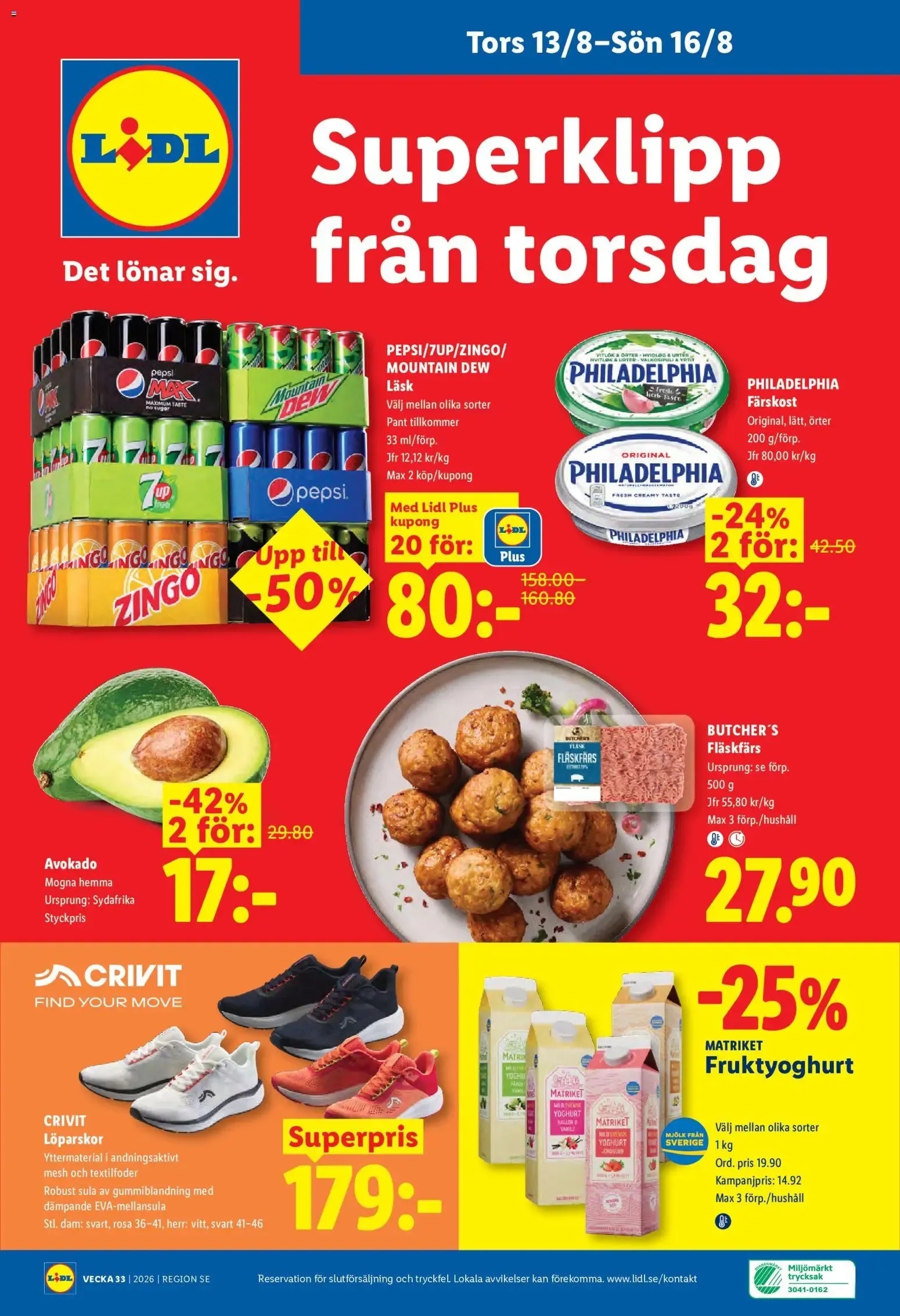Lidl erbjudanden från 10/08/2026 - 16/08/2026 > Reklamblad nuvarande rabatter från 10 augusti till 16 augusti 2026 - Reklamblad sidor 26