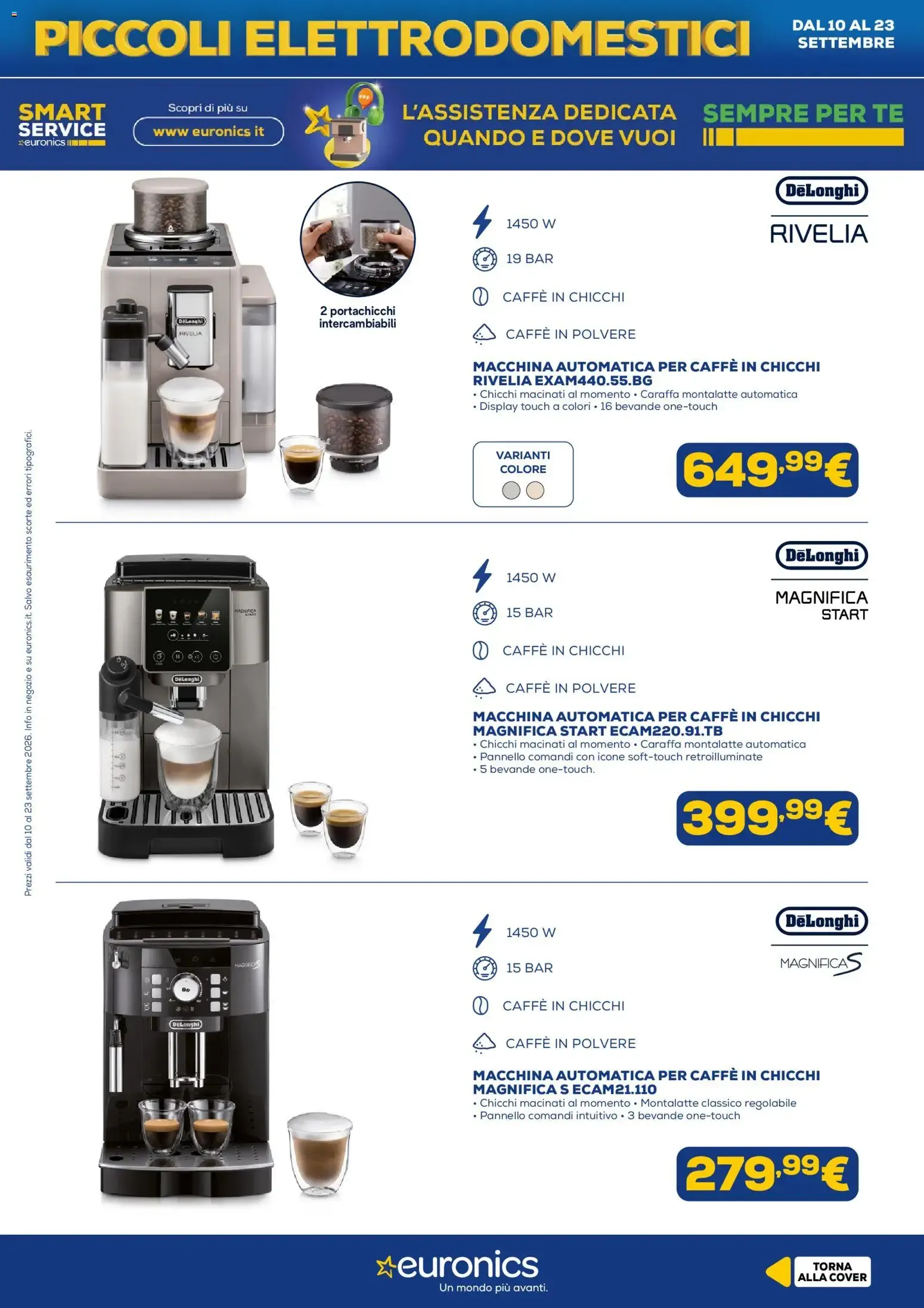 Nuovo Euronics volantino Piccoli Elettrodomestici dal 10/09/2026 > offerte anteprima 🛍️ da 10 settembre a 23 settembre di 2026 - Pagina del volantino 5