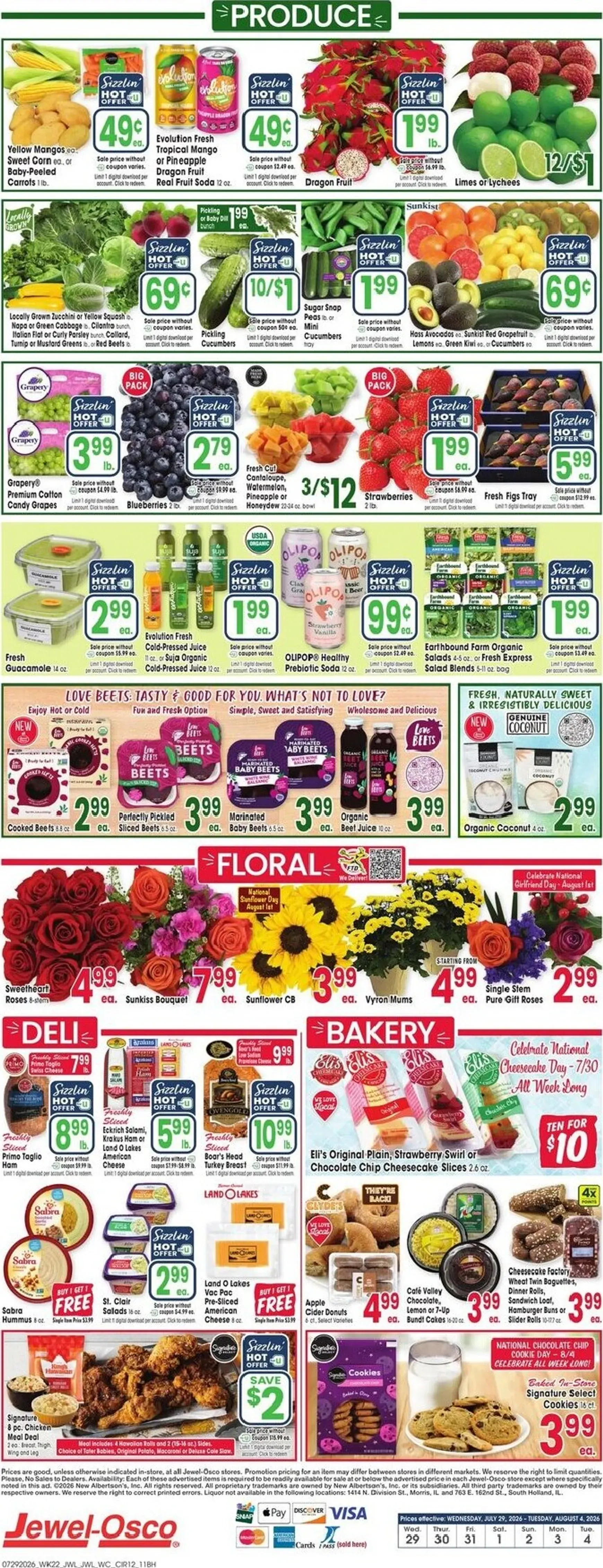 Weekly ad Current Jewel-Osco leaflet valid from Wednesday 07/29/2026 to Tuesday 08/04/2026 from July 29 to August 4 2026 - Page 12