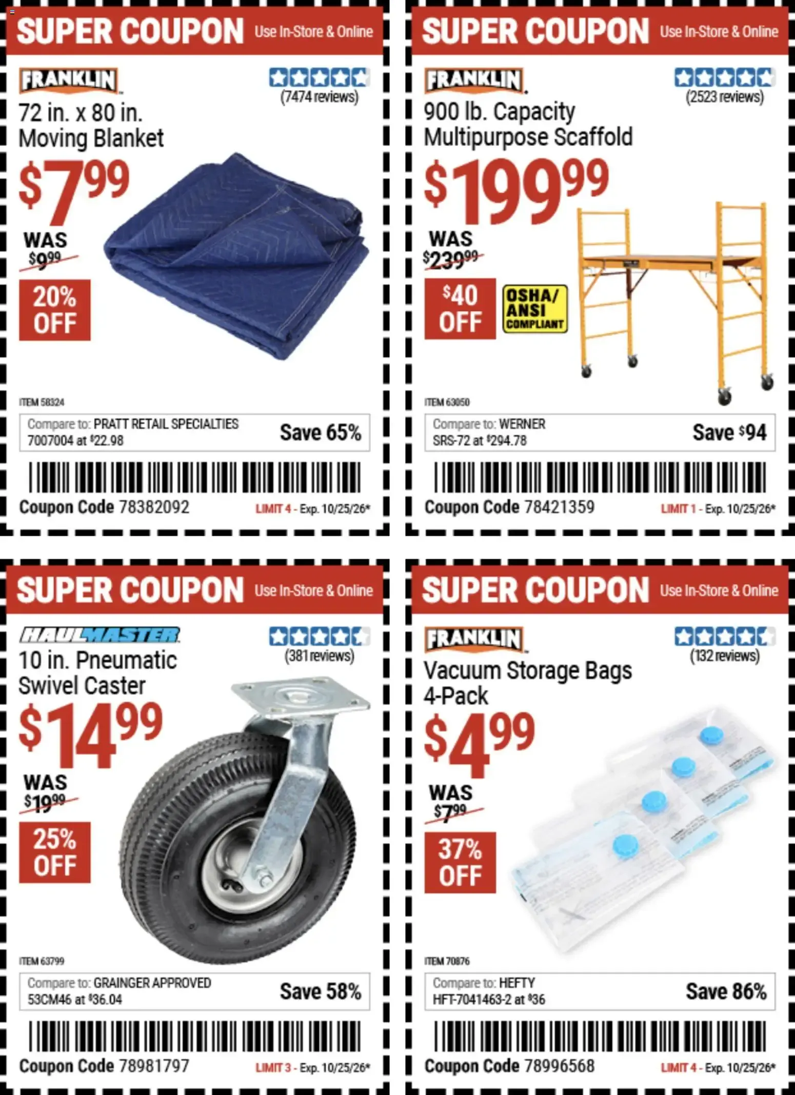 Weekly ad Harbor Freight Weekly Ad (10/12 - 10/25 2026) - Flyer from October 12 to October 25 2026 - Page 14