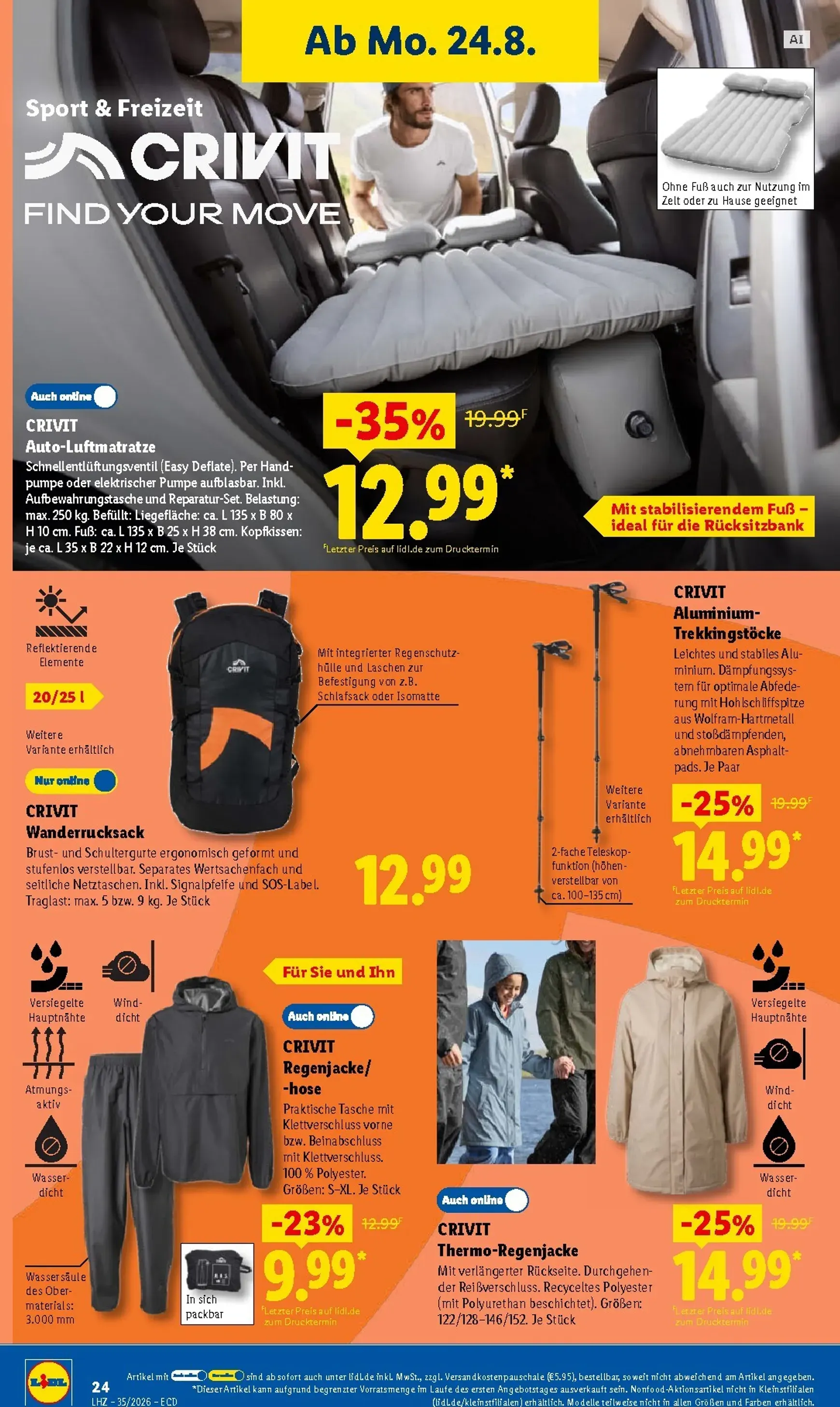 Lidl Prospekt nächste Woche – von Montag 24.08.2026 bis Samstag 29.08.2026 von 24. August bis 29. August 2026 - Prospekt seite 47