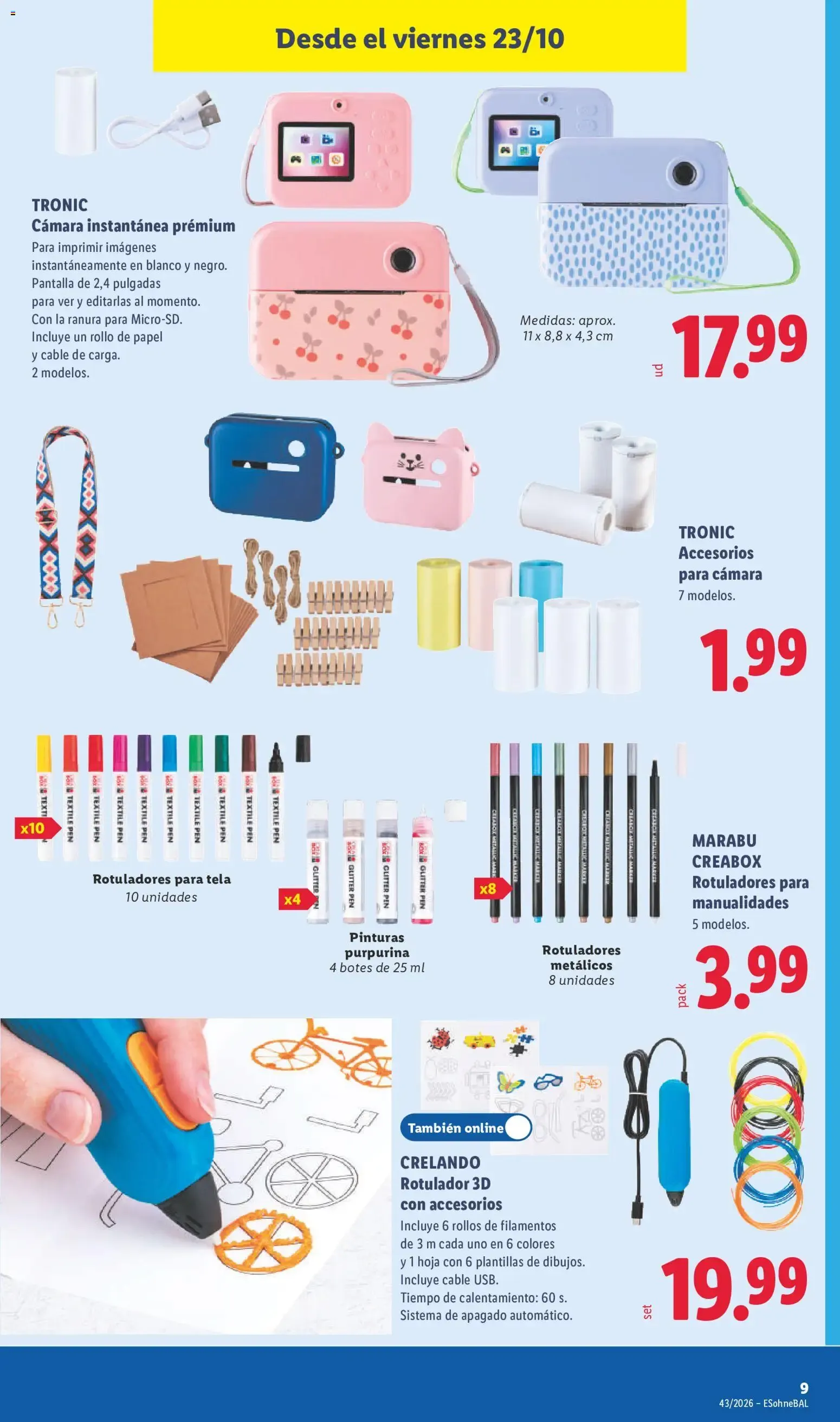 Catálogo de Lidl folleto de bazar del 19/10/2026 | Ofertas 19 de octubre al 25 de octubre 2026 - Página 27