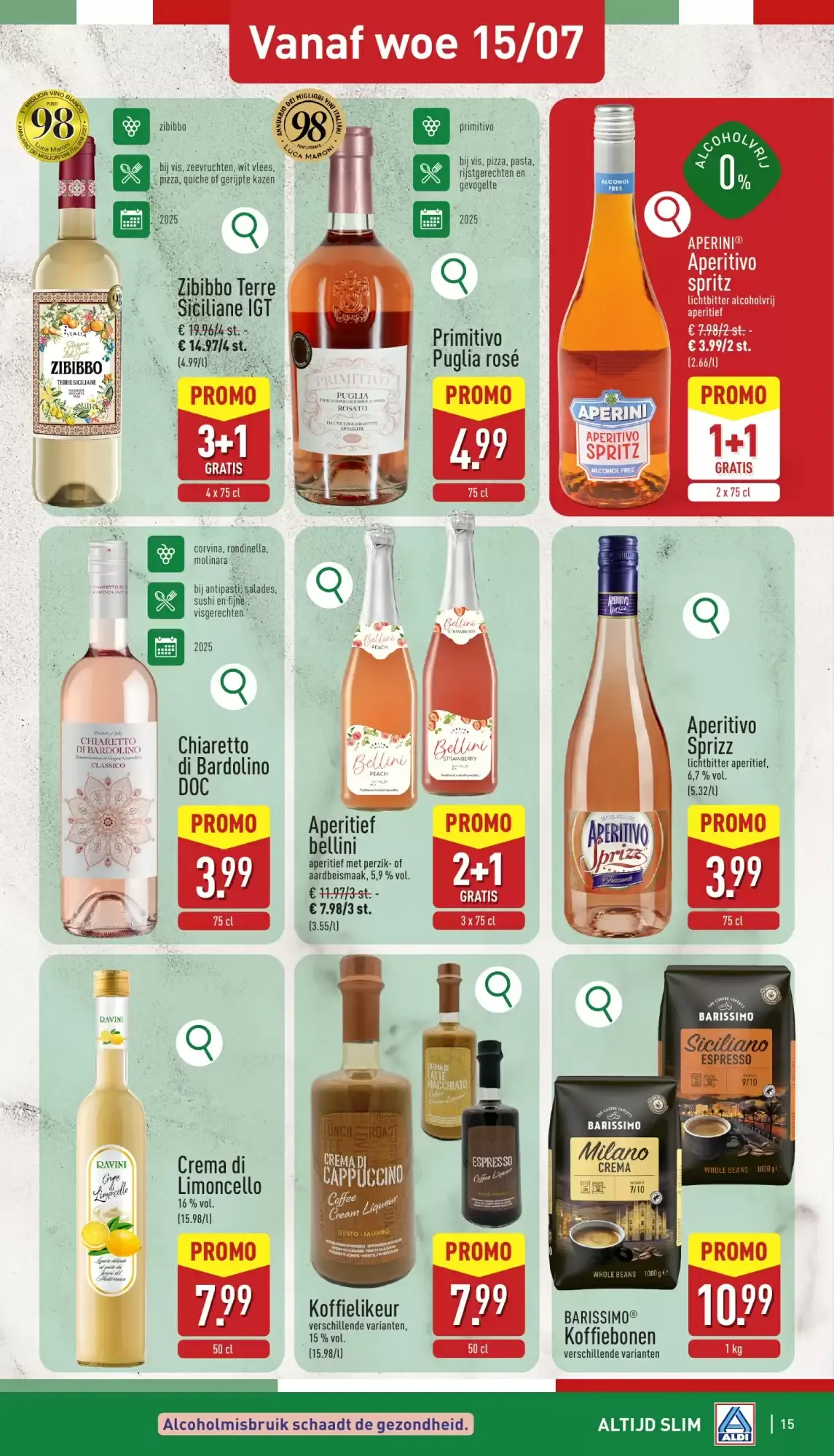 ALDI Folder van ma 13/07 t.e.m. zat 18/07 van 13 juli tot 18 juli 2026 - folder pagina 15