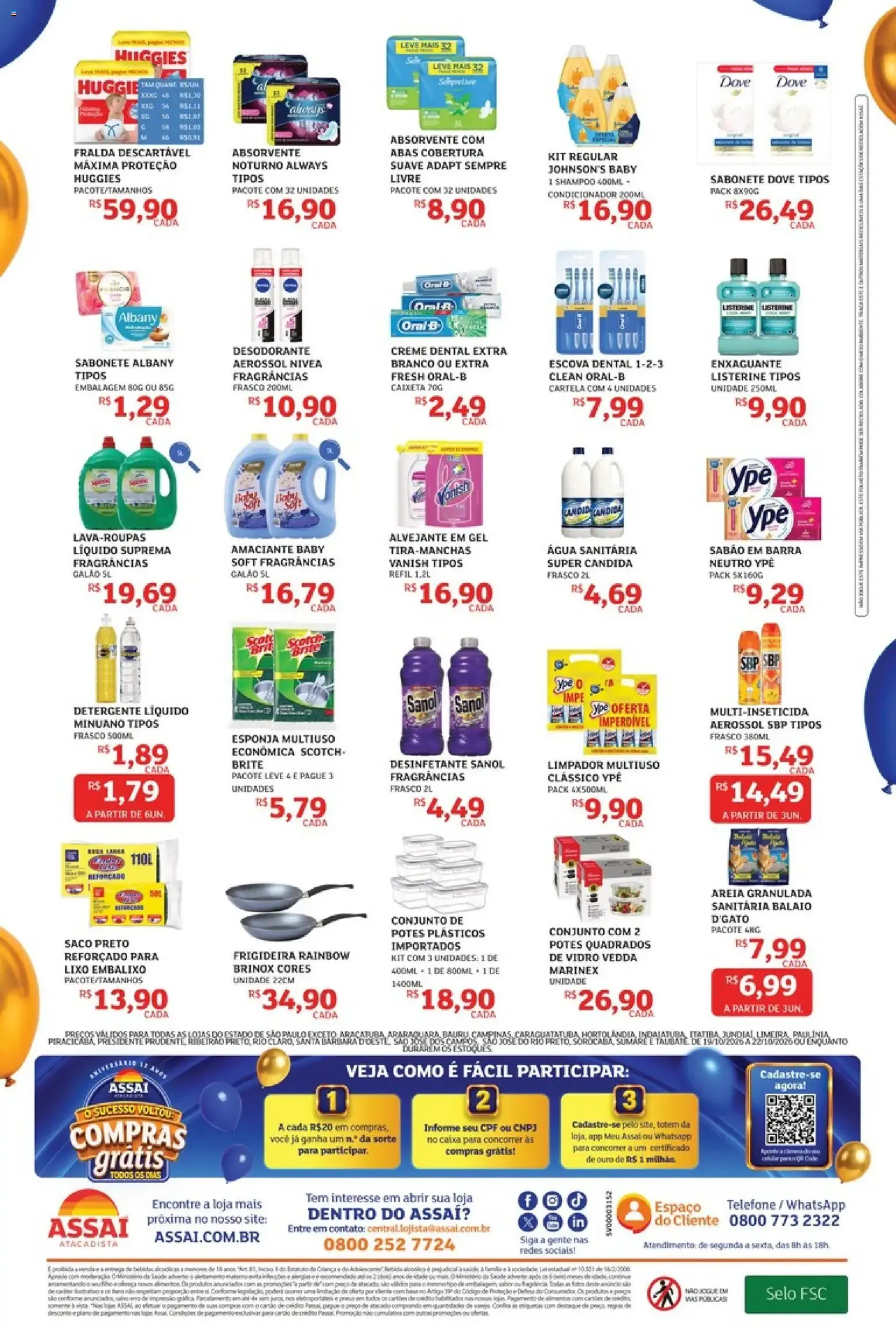 Encarte de Assaí Atacadista ofertas - SP de 19/10/2026 | Promoções Online 19 de outubro até 22 de outubro 2026 - Pagina 4