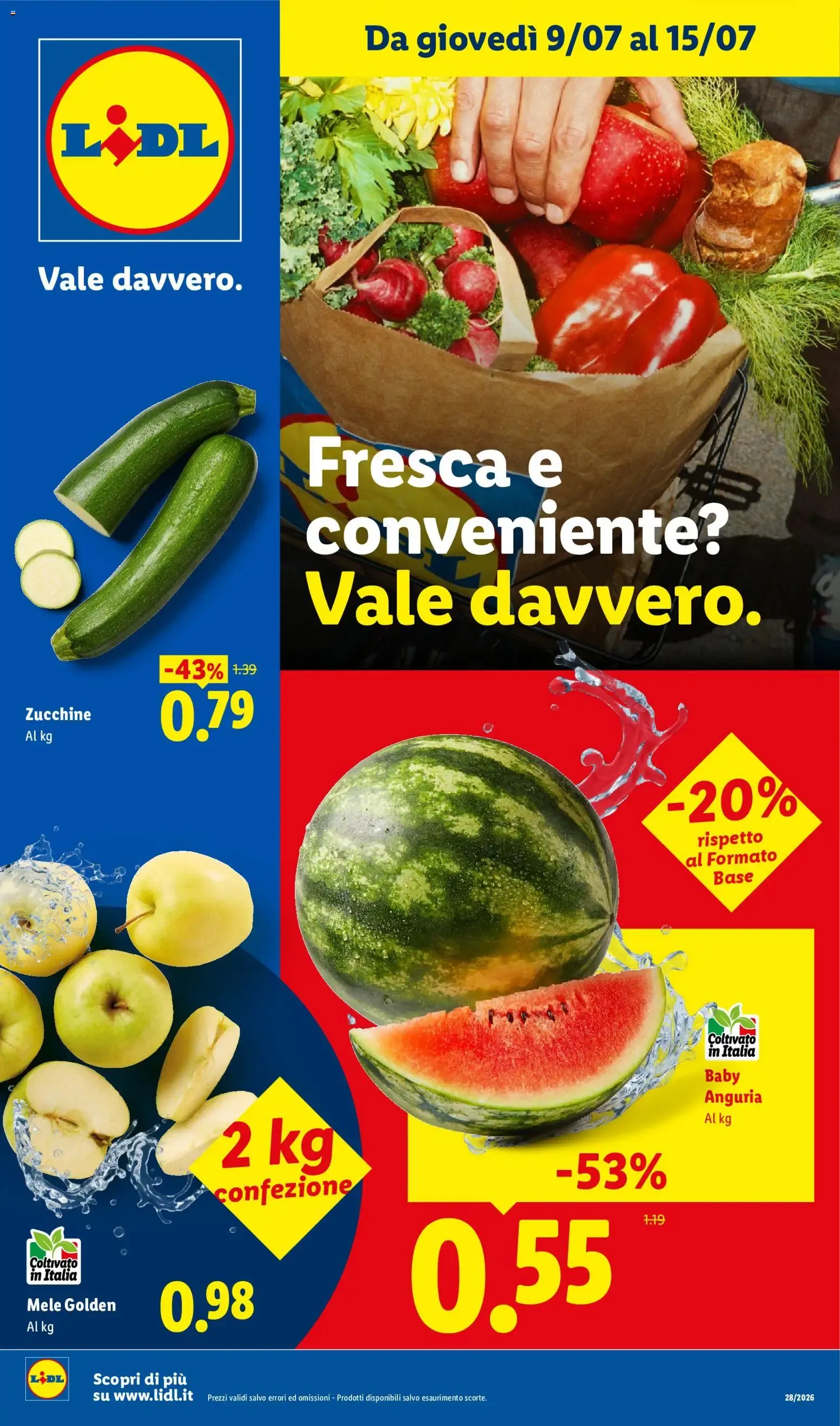 Fresca e conveniente? Vale davvero. da 9 luglio a 15 luglio di 2026 - Pagina del volantino 1