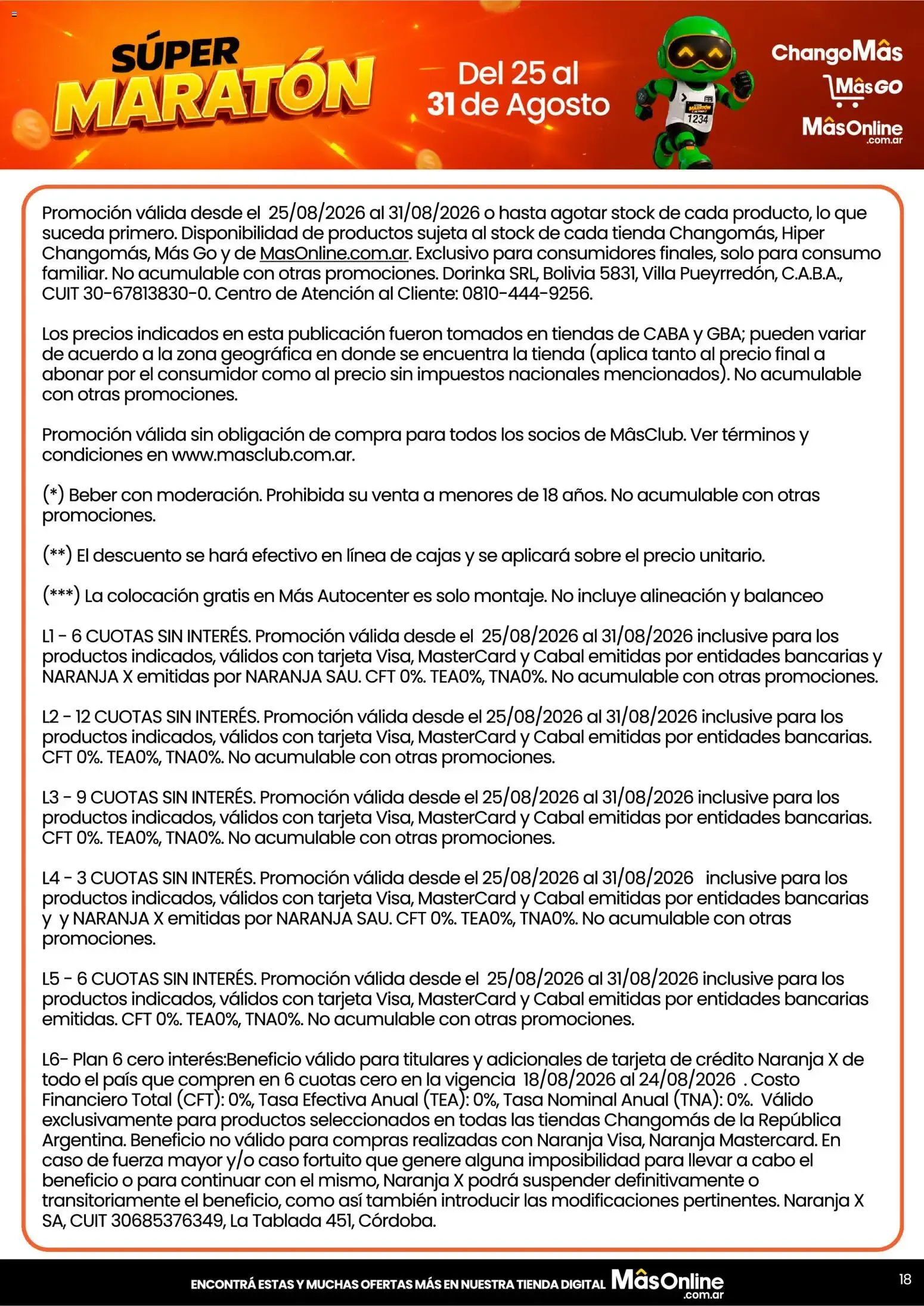 Ofertas de Changomas ofertas || del 25/08/2026 - 31/08/2026 || Catálogo 25 de agosto al 31 de agosto 2026 - Página 15 del catálogo