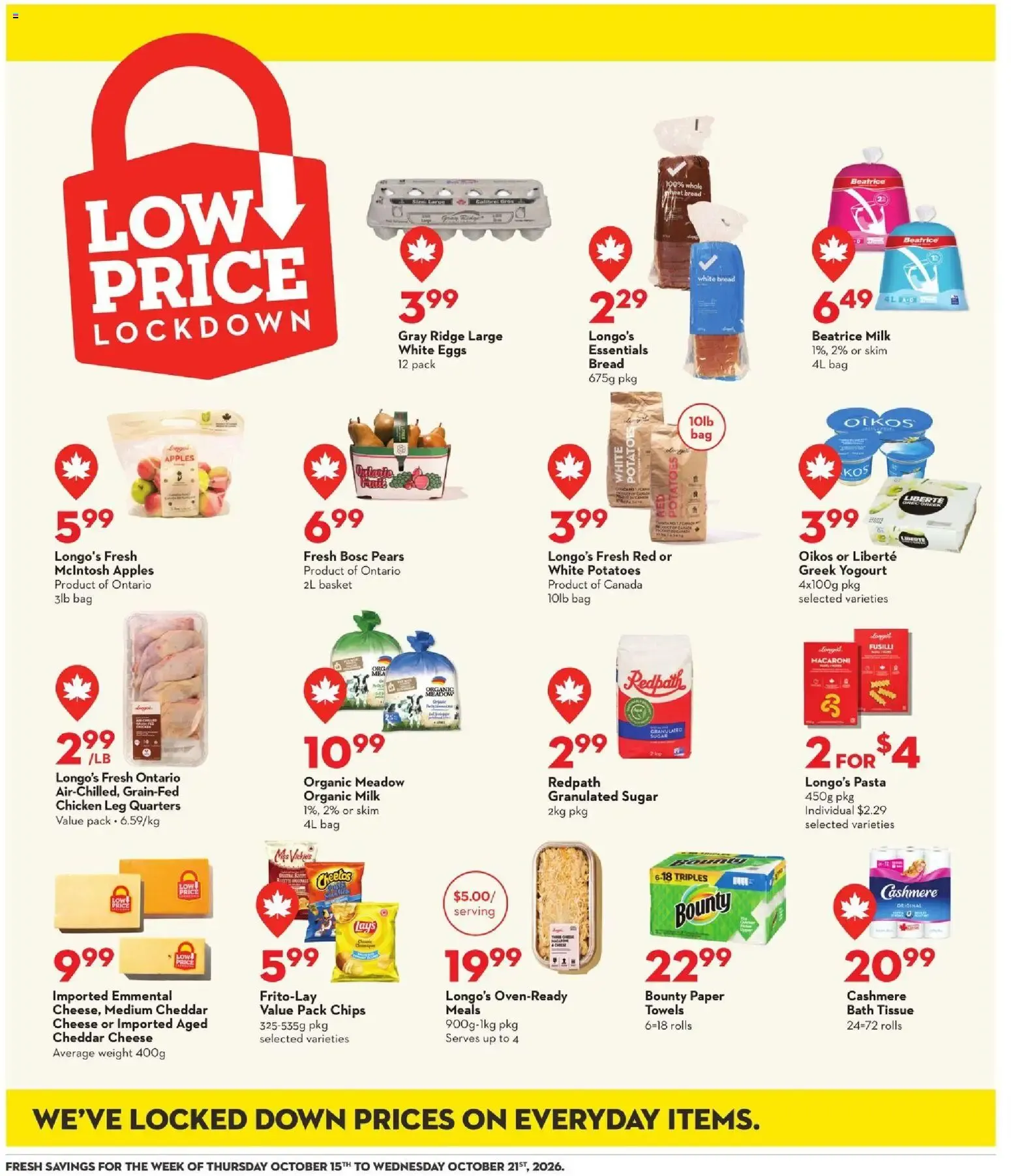 Longo's weekly flyer / circulaire from Oct 15, 2026 > weekly specials & deals from October 15 to October 21 2026 - flyer page 17