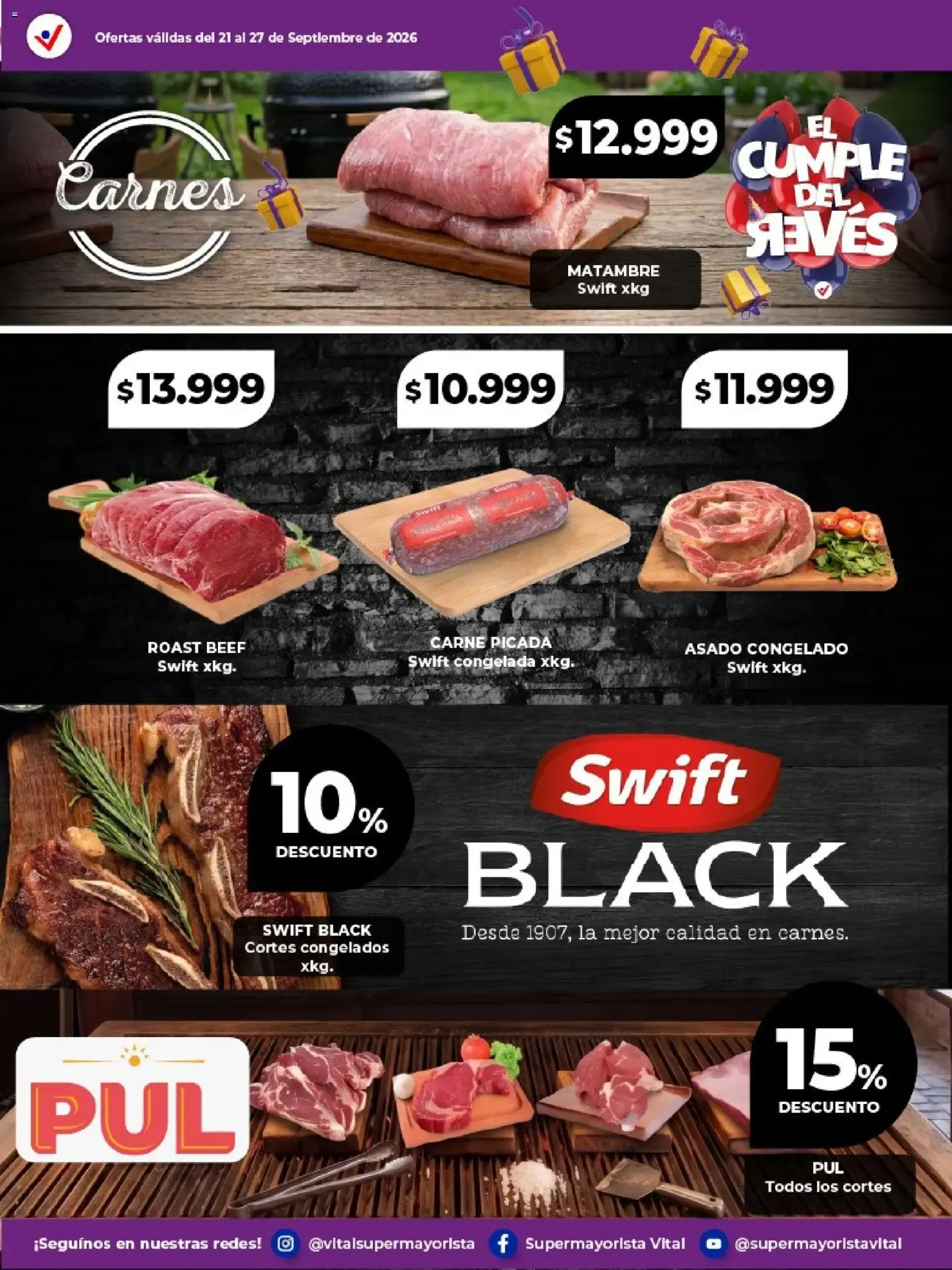 Ofertas de Vital - El Cumple del Jueves: Frescos a la Mesa 21 de septiembre al 27 de septiembre 2026 - Página 2 del catálogo
