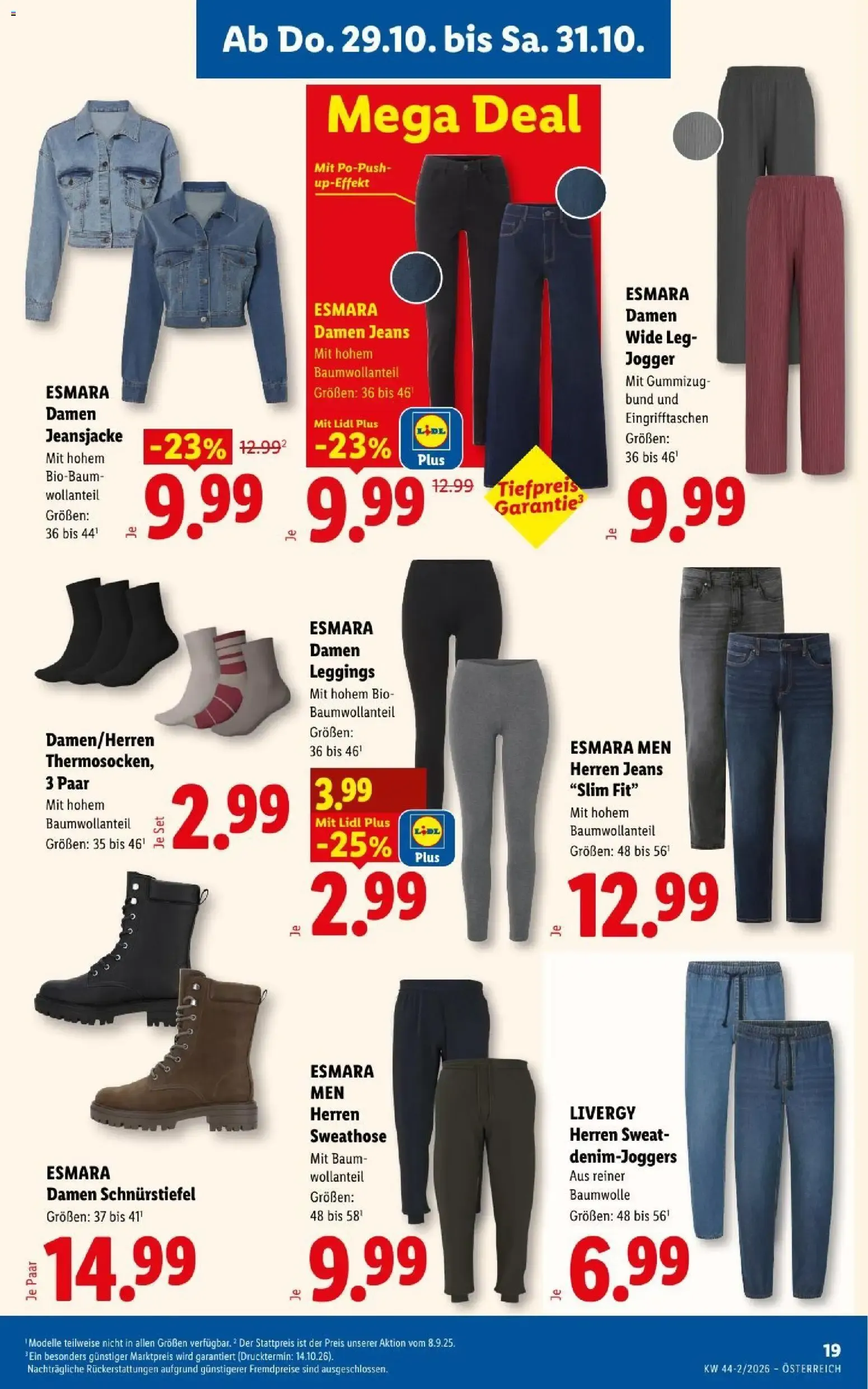 Lidl Flugblatt ab 29.10.2026 - Angebote ab donnerstag von 29. Oktober bis 31. Oktober 2026 - Flugblätt seite  25