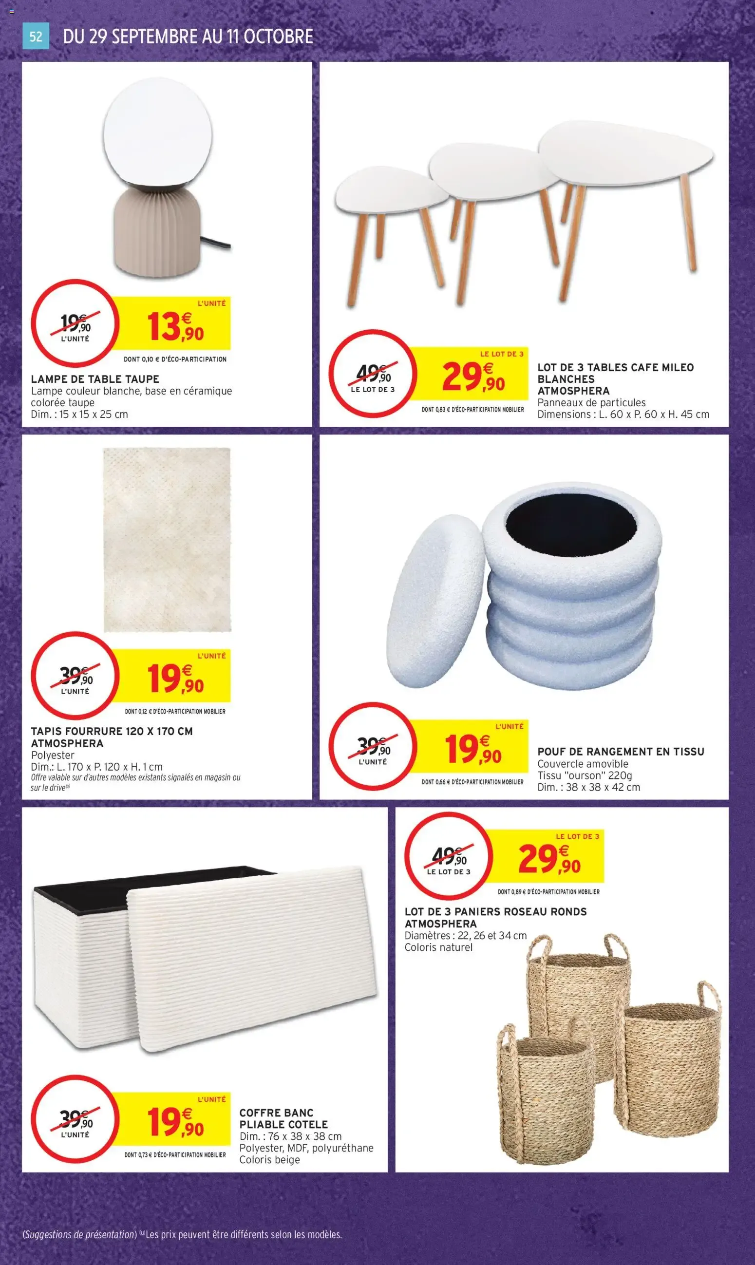 Intermarché - Anniversaire: 100% remboursés en bons d'achat du 29 septembre au 11 octobre 2026 - Catalogue page 44