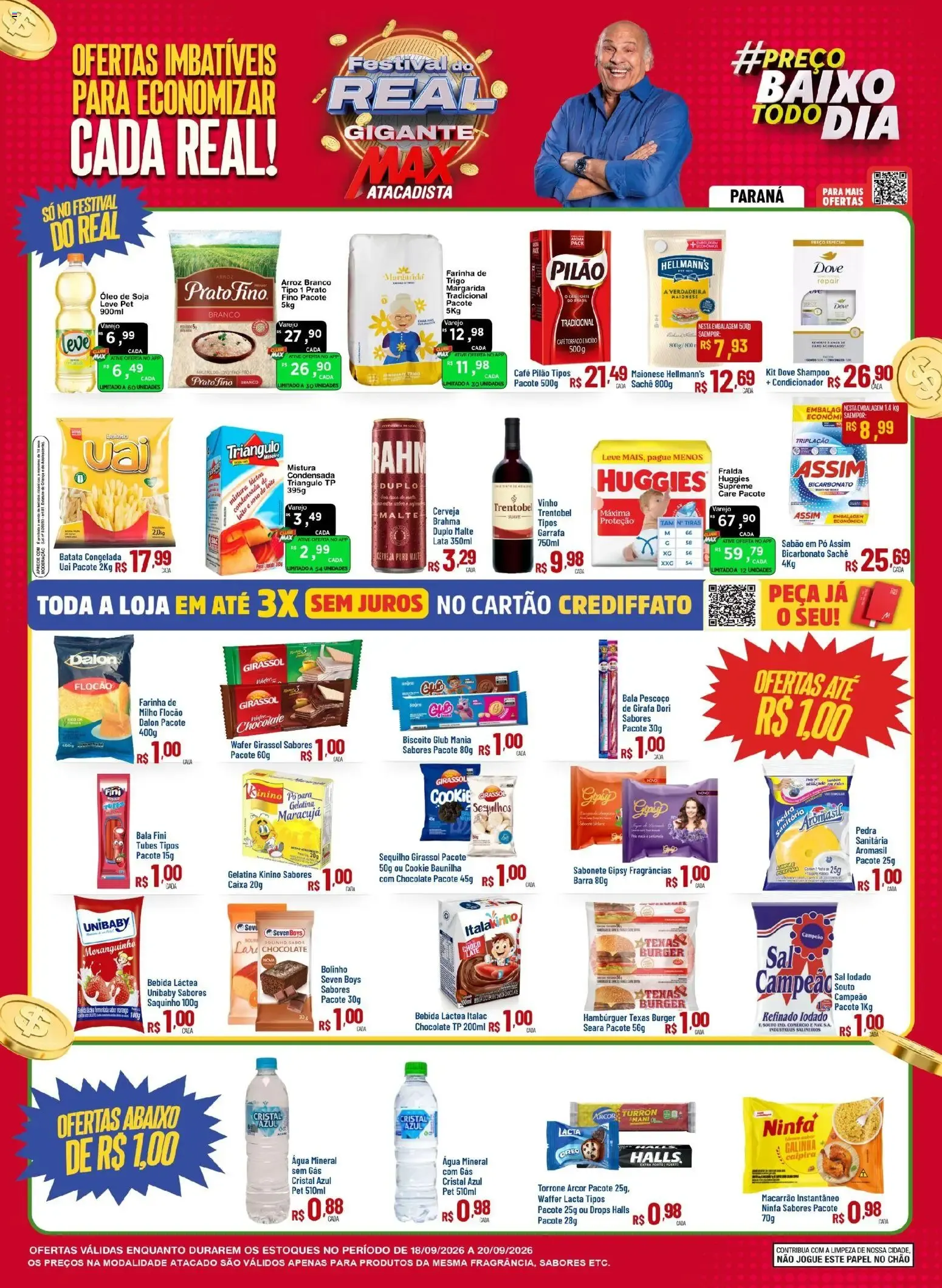 Encarte de Max Atacadista ofertas Festival do Real de 18/09/2026 | Promoções Online 18 de setembro até 20 de setembro 2026 - Pagina 1