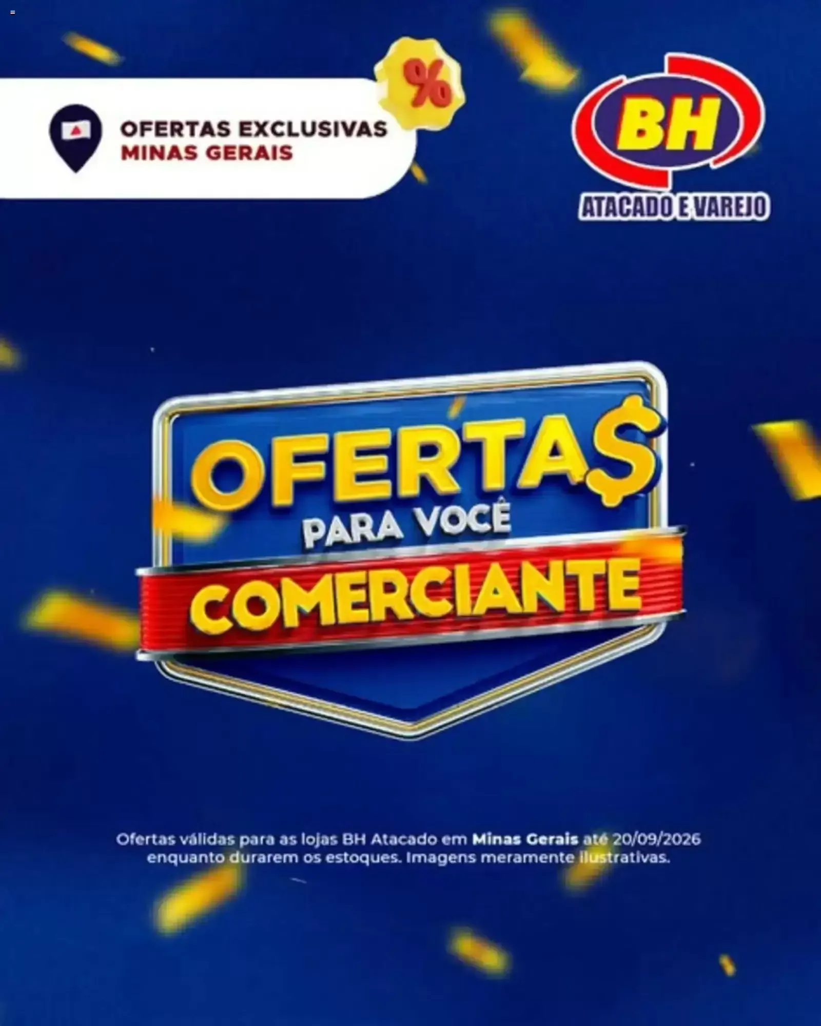 Encarte de Ofertas BH Atacado e Varejo para Comerciantes 16 de setembro até 20 de setembro 2026 - Pagina 1