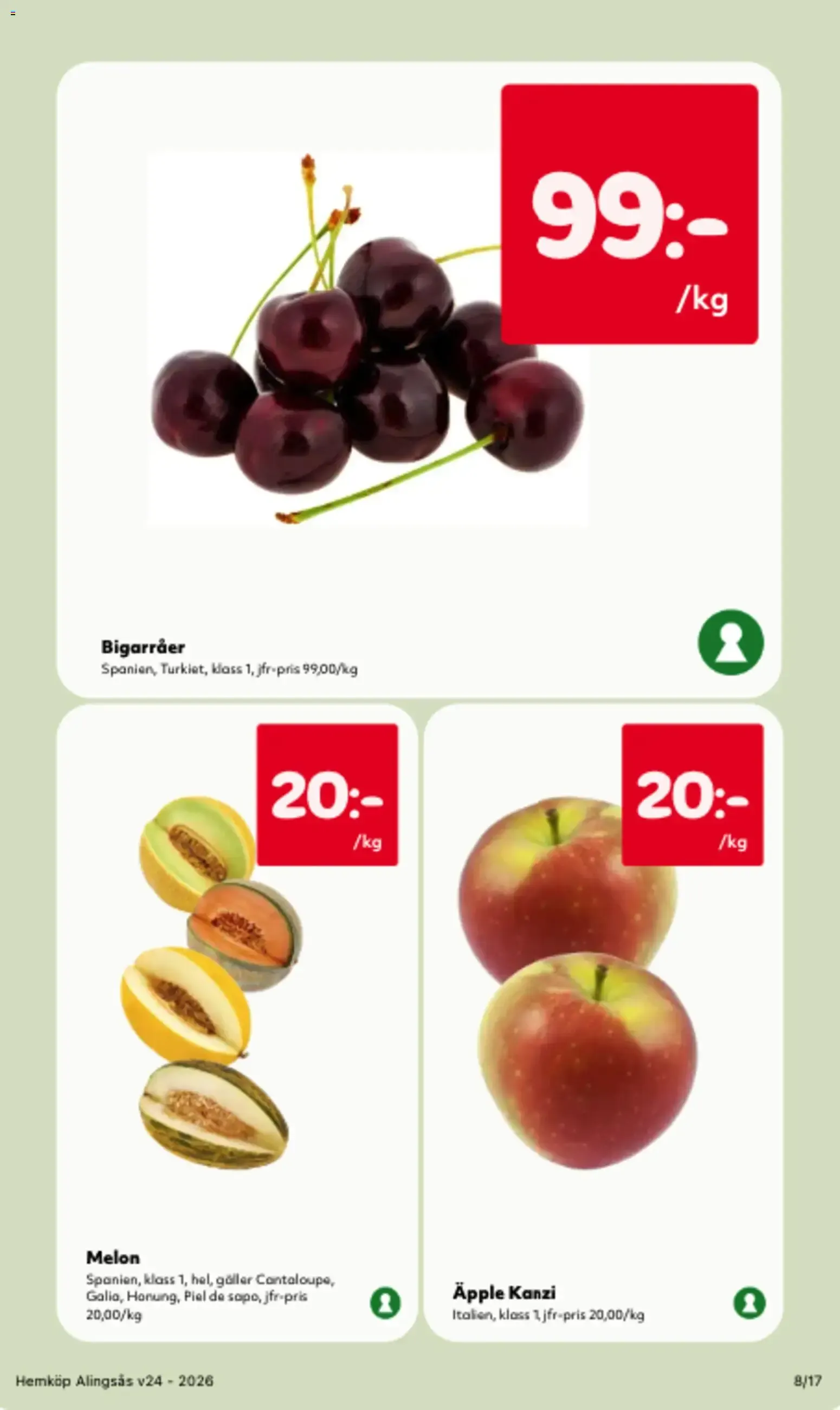 Hemköp VECKANS BÄSTA PRISER! från 8 juni till 14 juni 2026 - Reklamblad sidor 8