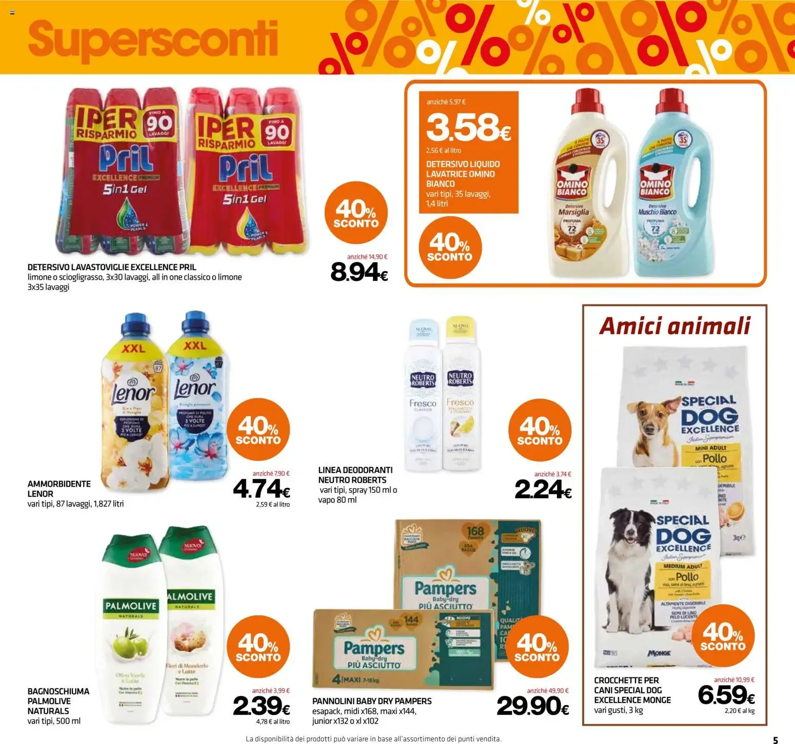 Superconti volantino dal 27/08/2026 - online Offerte da 27 agosto a 9 settembre di 2026 - Pagina del volantino 5
