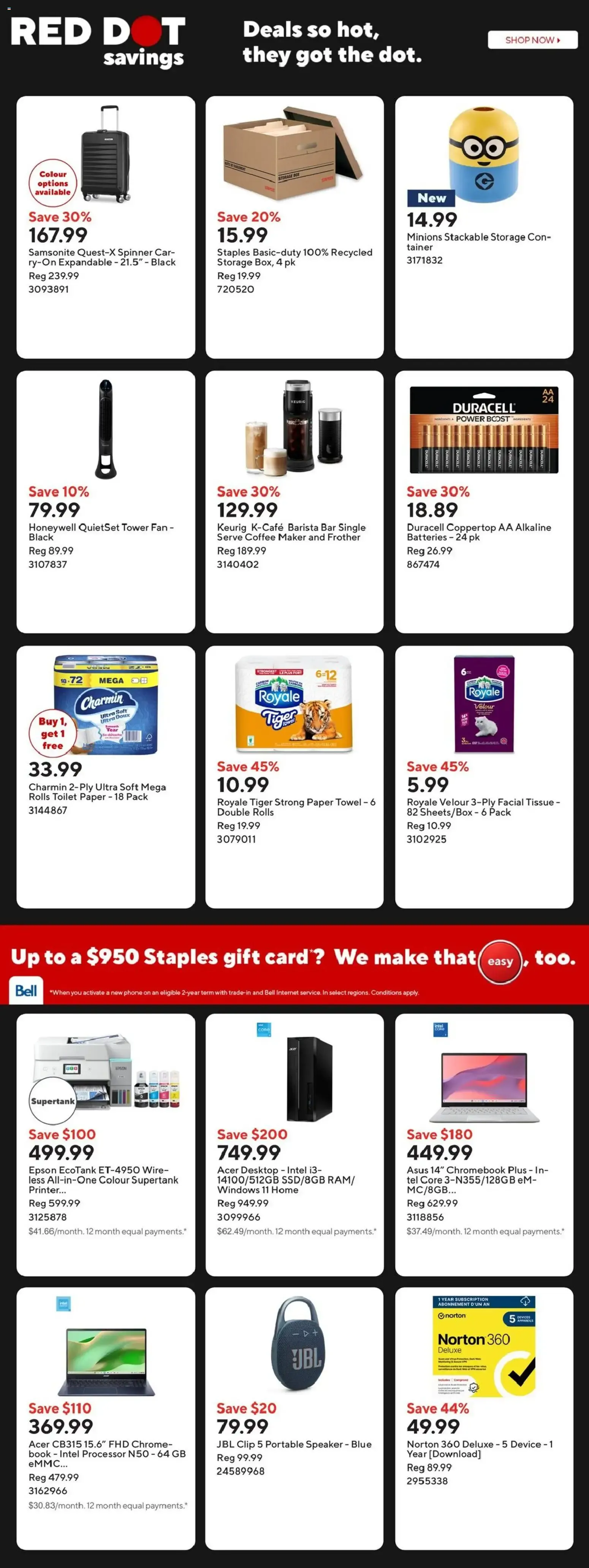 Staples easy 3 days to save. from June 26 to June 28 2026 - flyer page 3