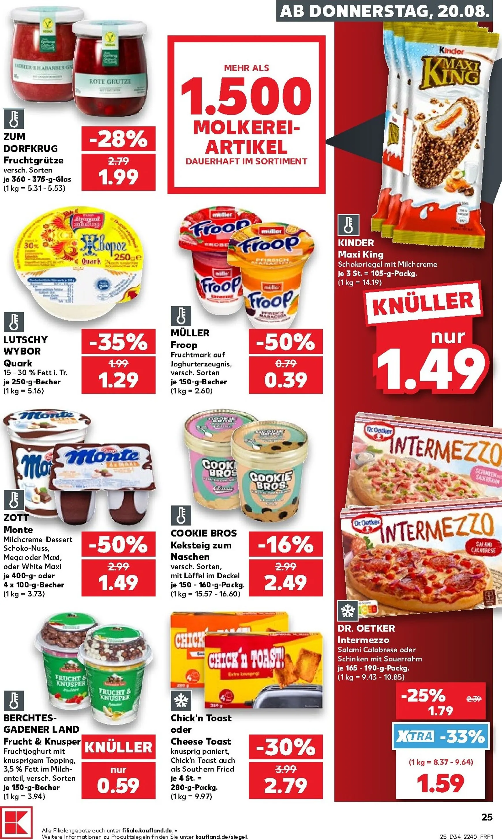 Kaufland Prospekt nächste Woche – von Donnerstag 20.08.2026 bis Mittwoch 26.08.2026 von 20. August bis 26. August 2026 - Prospekt seite 25