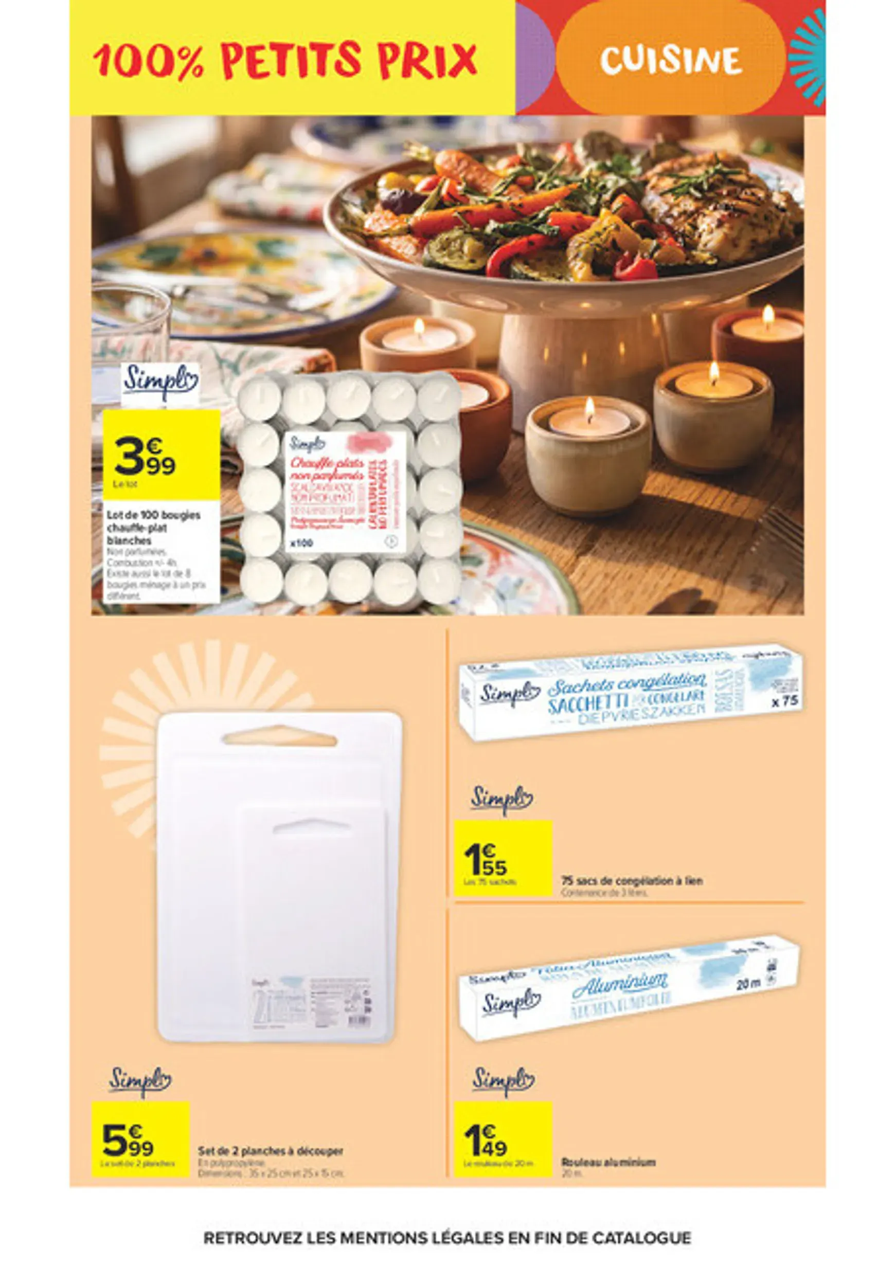 Current Carrefour Market - 100% Petits Prix leaflet valid from du mardi 25/08/2026 to du dimanche 06/09/2026 du 25 août au 6 septembre 2026 - Catalogue page 3
