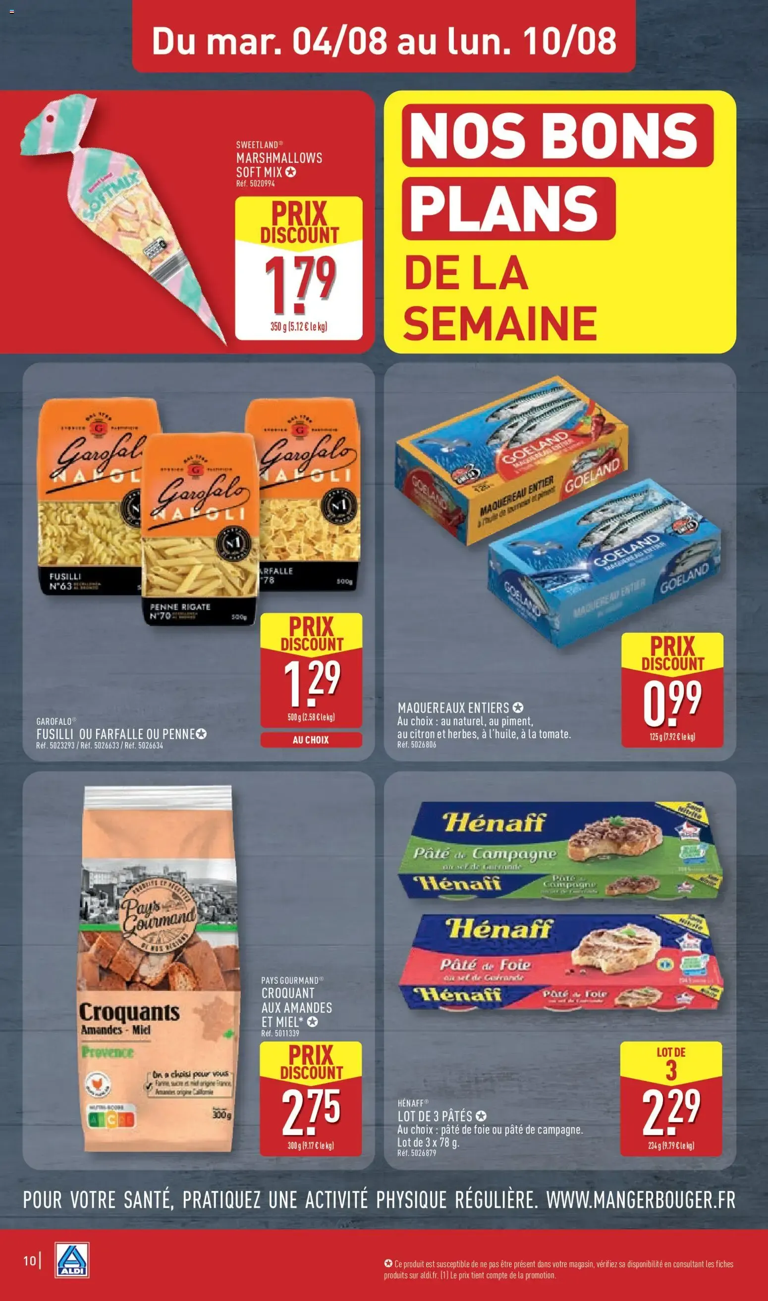 DÉCOUVREZ NOS MÉGA FORMATS À PRIX DISCOUNT. du 4 août au 10 août 2026 - Catalogue page 12