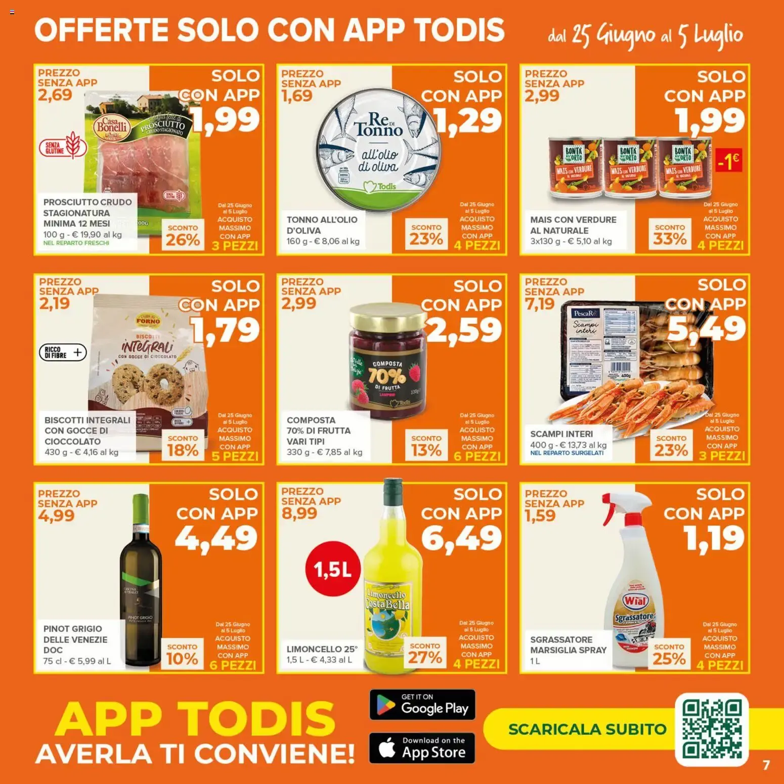 Nuovo Todis volantino Lazio dal 25/06/2026 > offerte anteprima 🛍️ da 25 giugno a 5 luglio di 2026 - Pagina del volantino 7