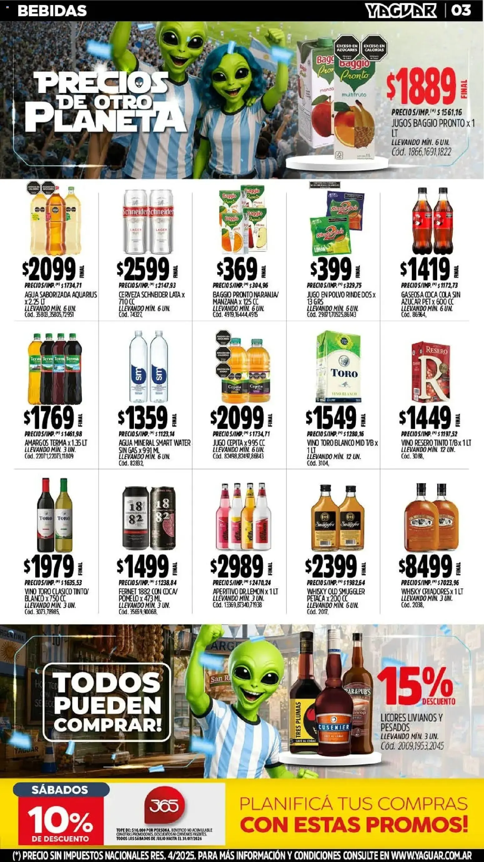 Ofertas de Yaguar catálogo del 13/07/2026 - 19/07/2026 13 de julio al 19 de julio 2026 - Página 4 del catálogo