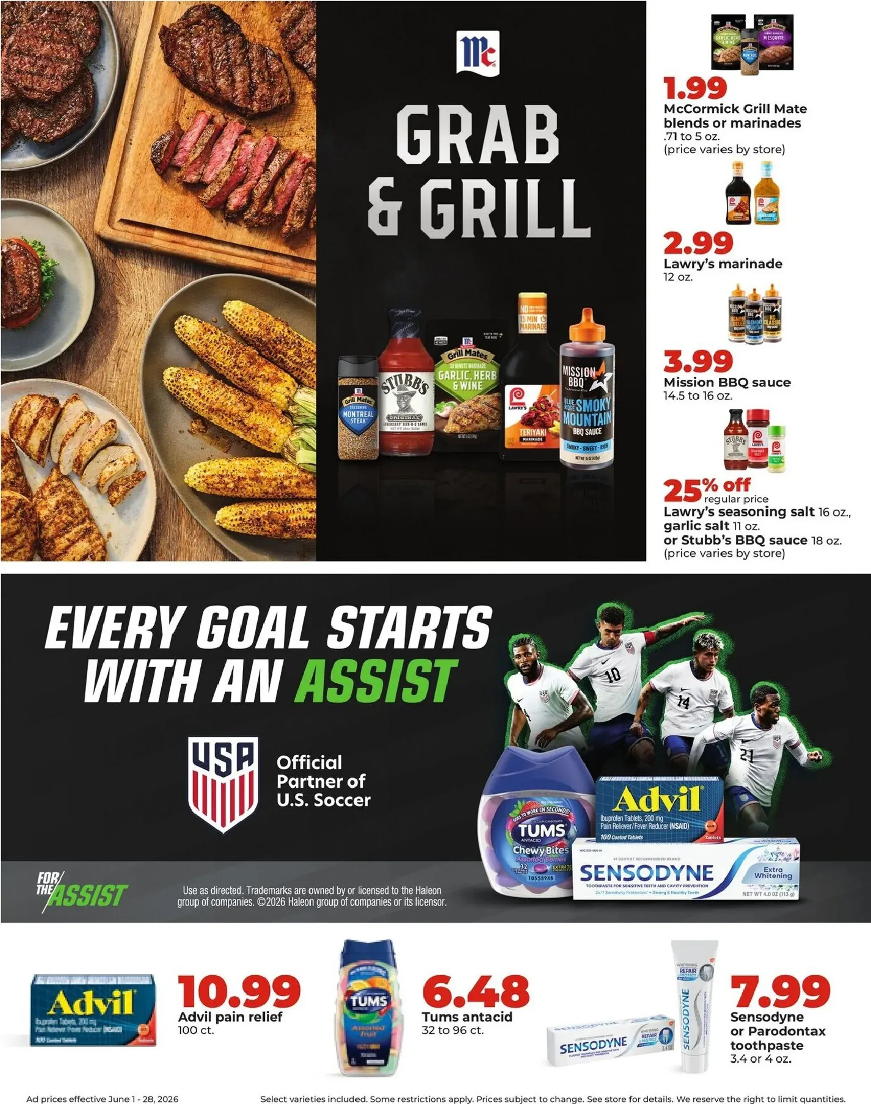 Weekly ad Current Hy Vee - Deals Good All Month Long leaflet valid from Monday 06/01/2026 to Sunday 06/28/2026 from June 1 to June 28 2026 - Page 6