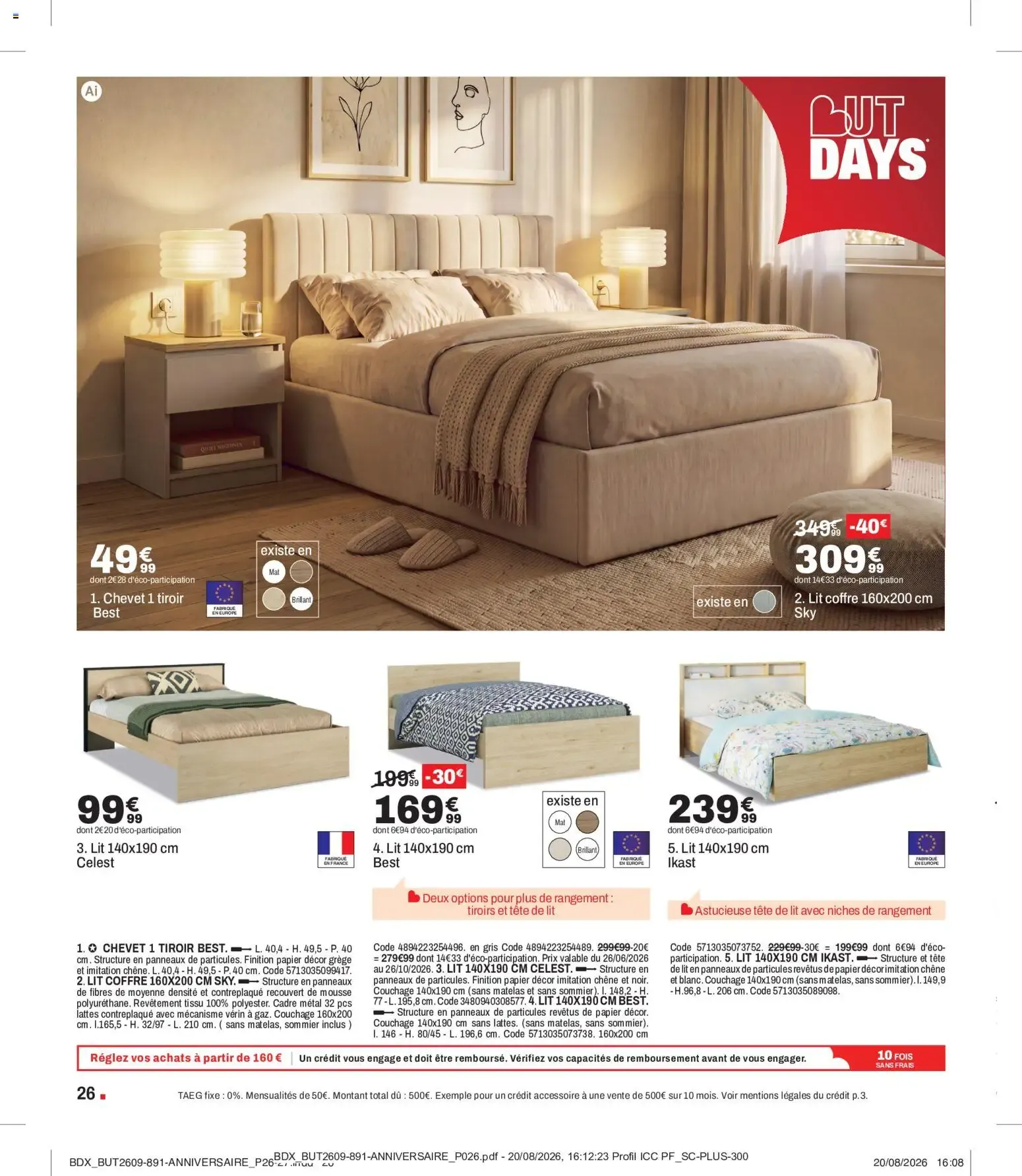 But catalogue but days à partir du 22/09/2026 - promo en ligne du 22 septembre au 26 octobre 2026 - Catalogue page 26