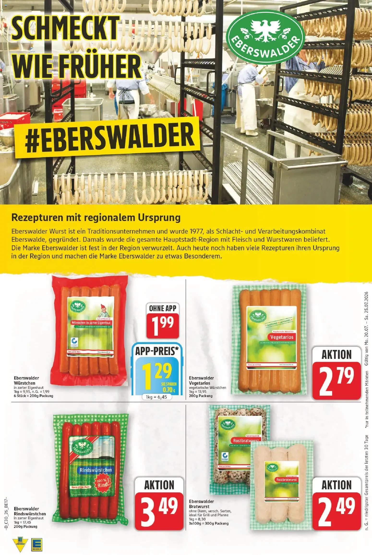 Edeka Center Prospekt von 20. Juli bis 25. Juli 2026 - Prospekt seite 28