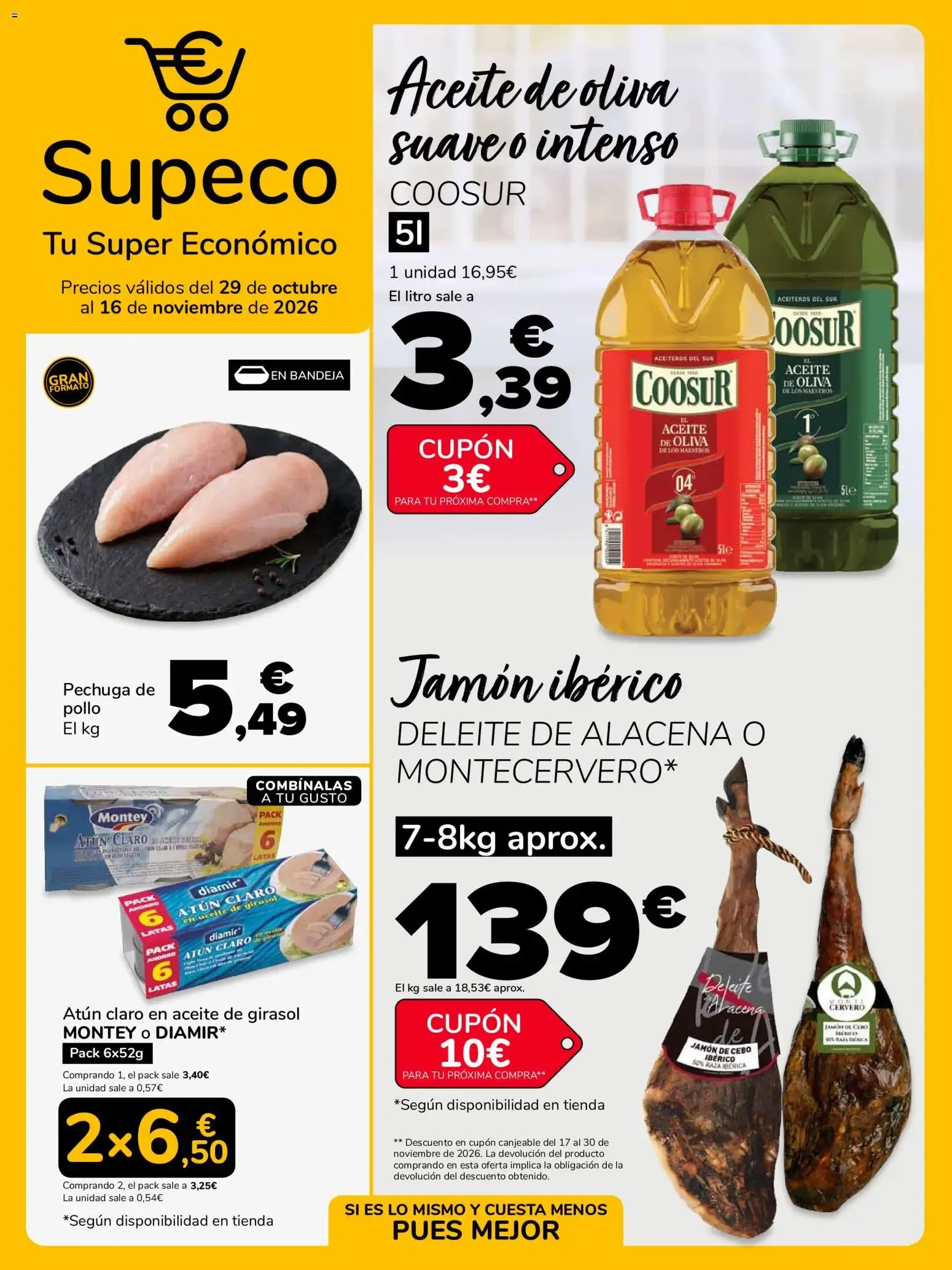 Catálogo de Supeco - folleto 29/10/2026 - 16/11/2026 29 de octubre al 16 de noviembre 2026 - Página 1