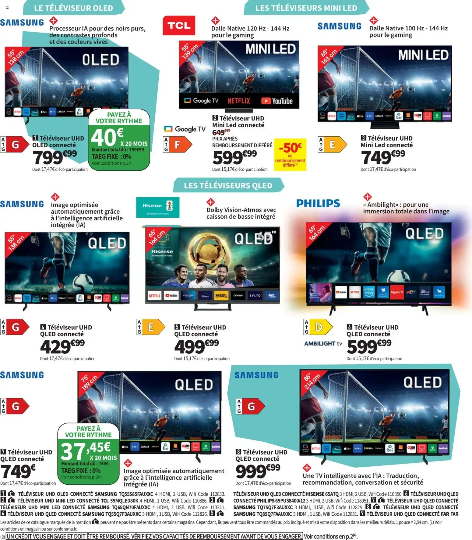 Conforama catalogue à partir du 09/06/2026 - promo en ligne du 9 juin au 6 juillet 2026 - Catalogue page 50