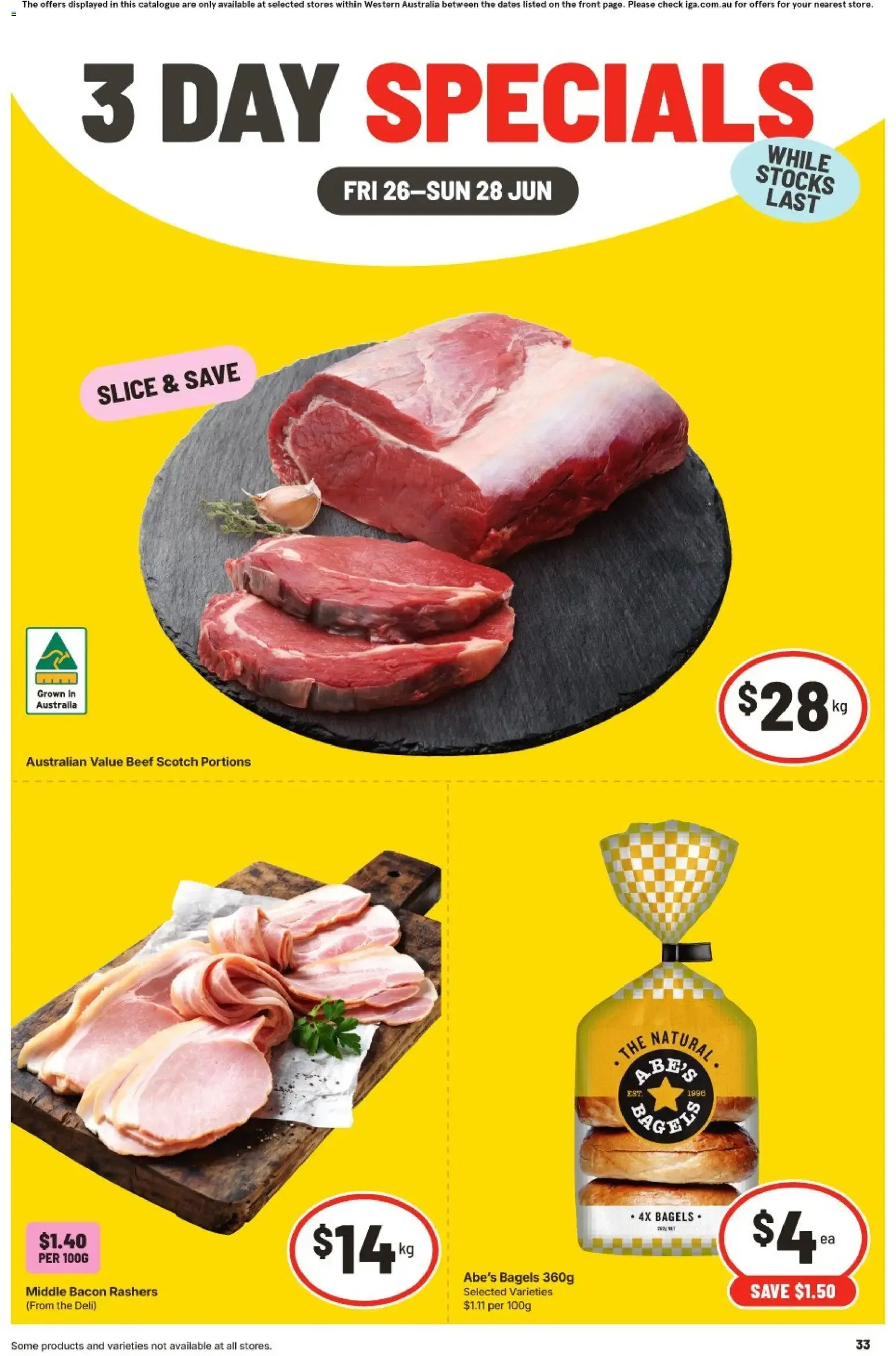 3 DAY SPECIALS - Catalogue valid from 26 June to 28 June 2026 - page 1