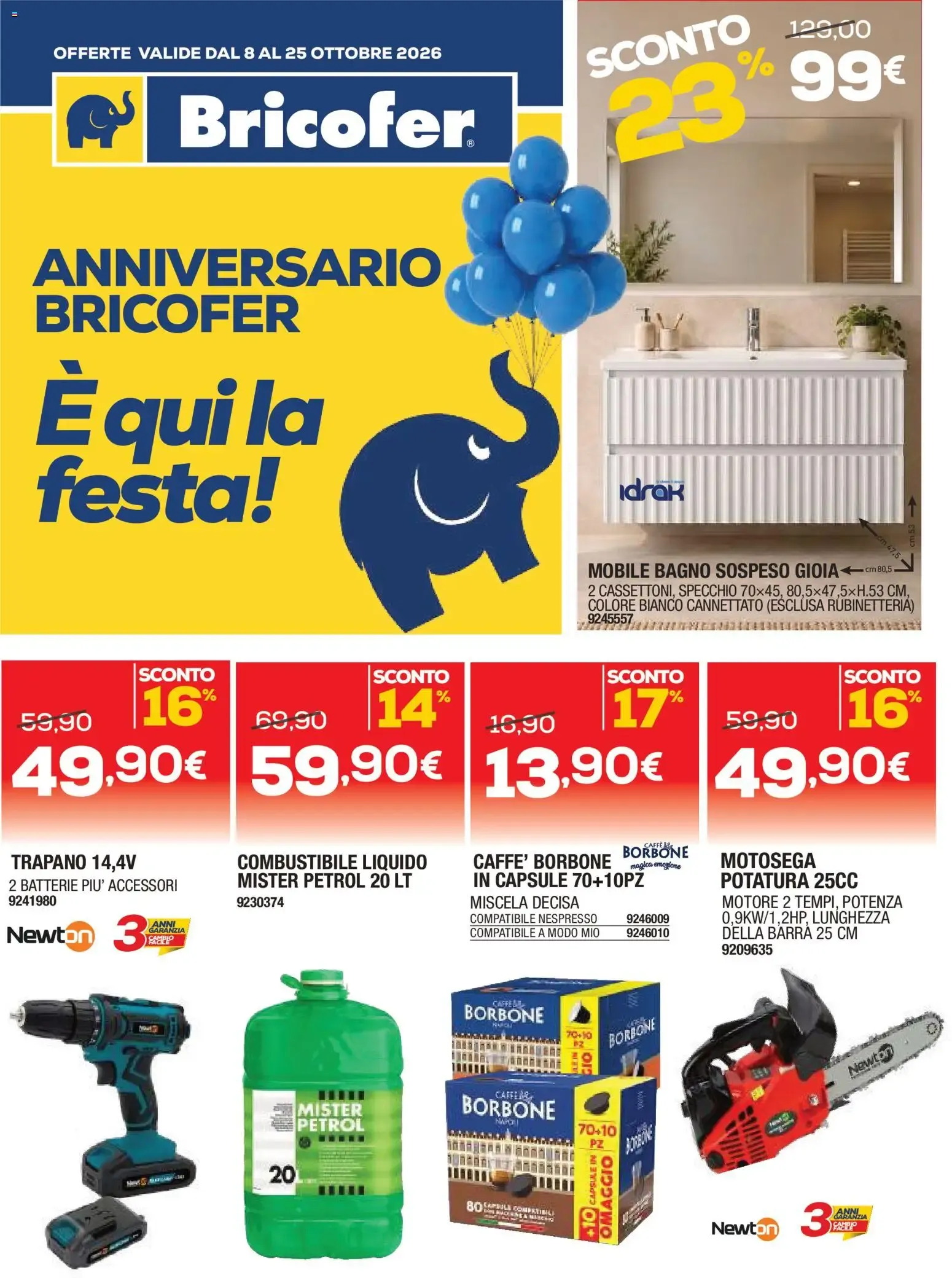 Nuovo Bricofer volantino dal 08/10/2026 > offerte anteprima 🛍️