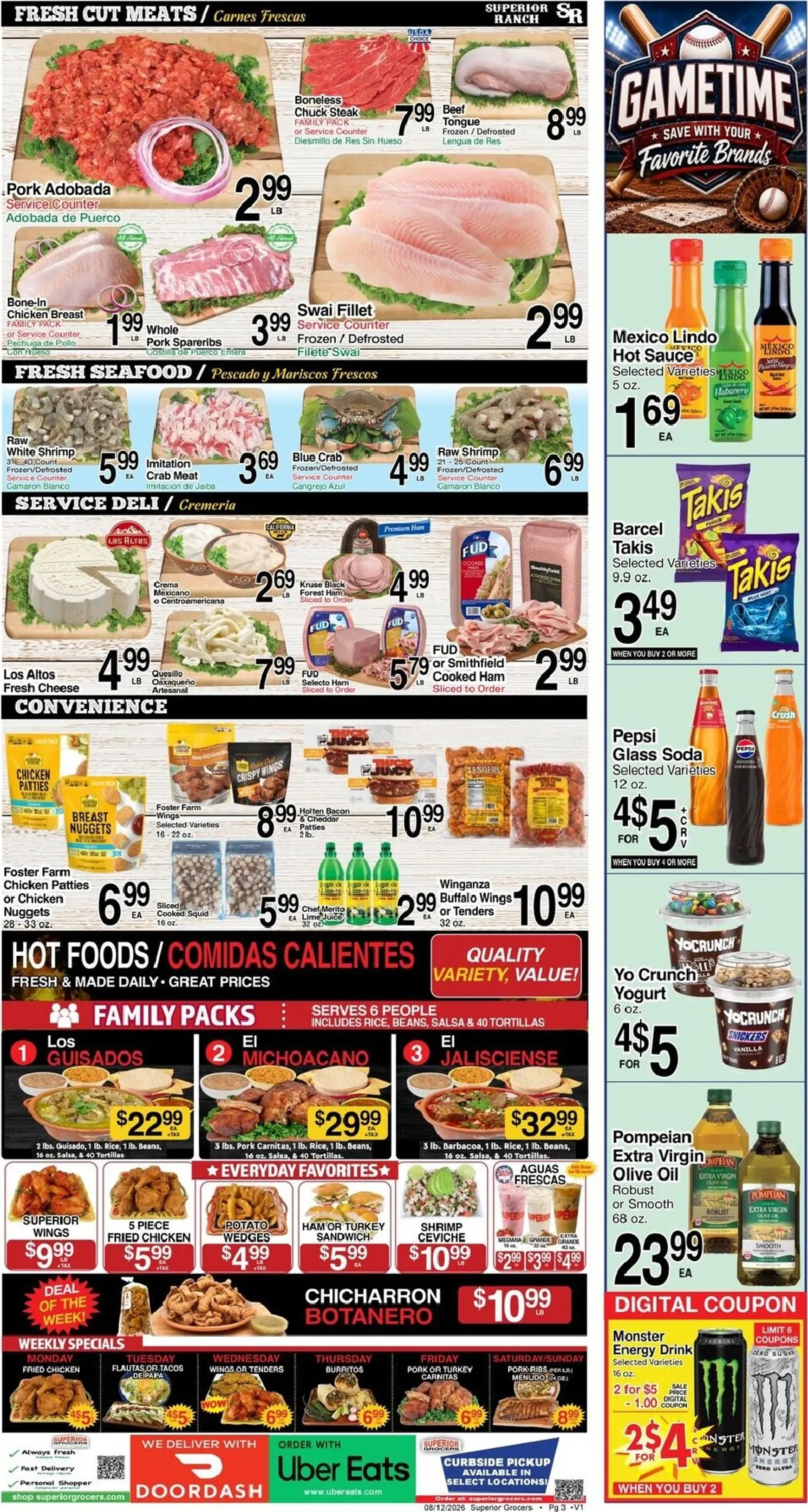 Weekly ad Current Superior Grocers leaflet valid from Wednesday 08/12/2026 to Tuesday 08/18/2026 from August 12 to August 18 2026 - Page 3